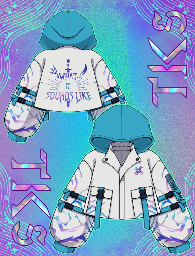 (PRE-ORDER) Voice Without The Lies Oversized Crop Techwear