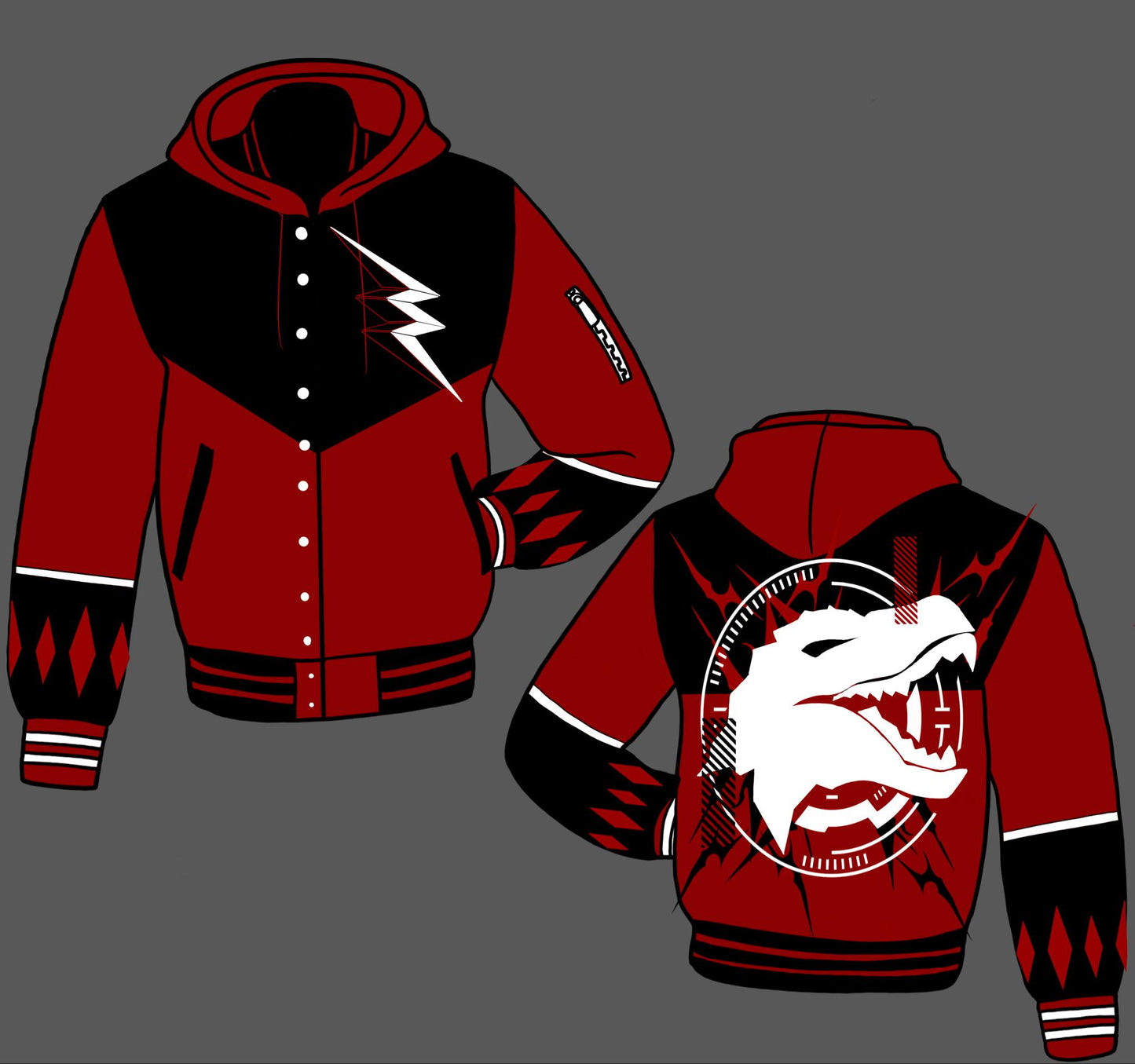 (PRE-ORDER) Red Rex Ranger Varsity
