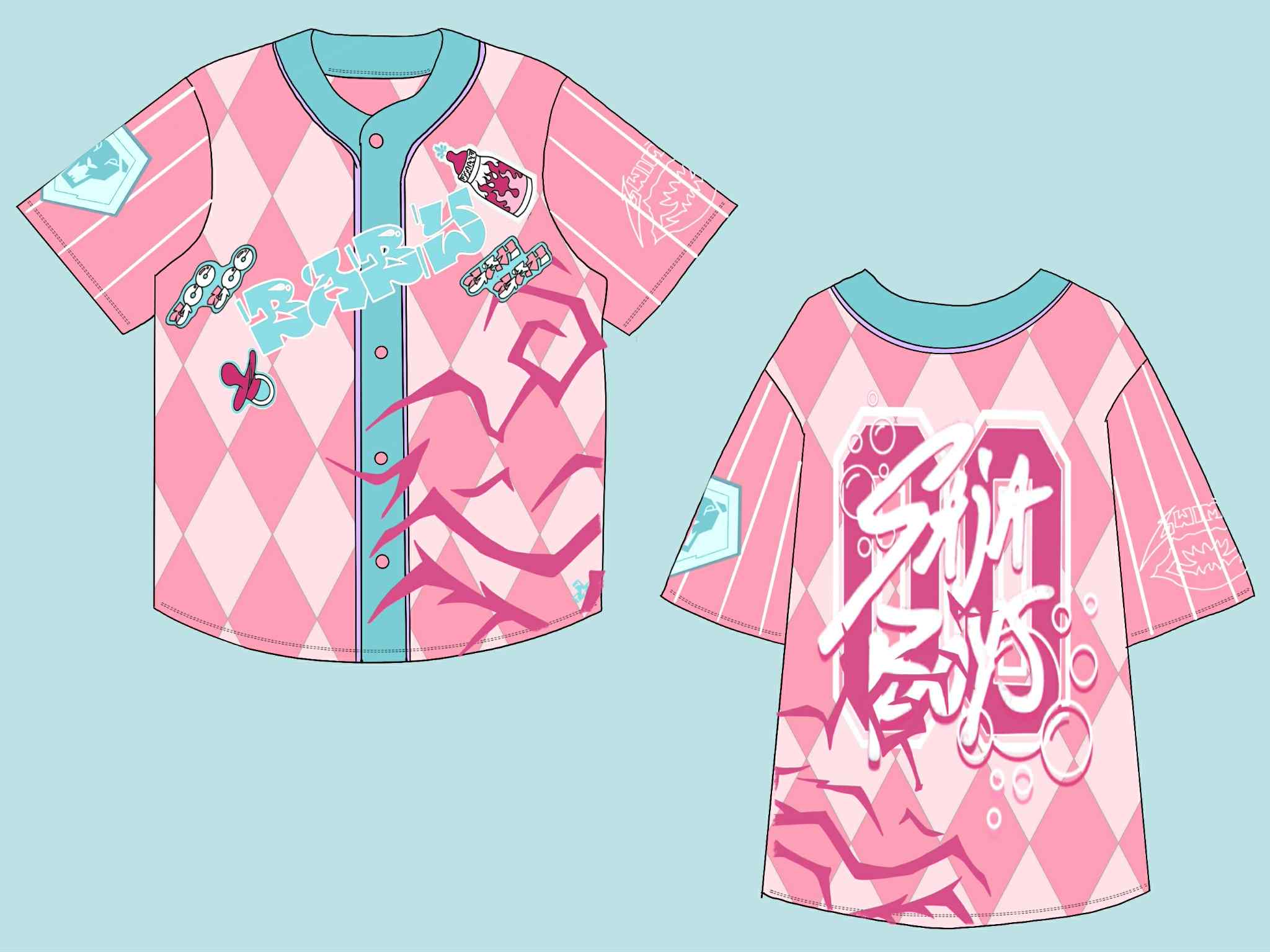 (READY TO SHIP) Baby Baseball Jersey