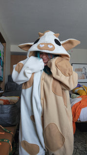 (MADE TO ORDER) Custom Cow Kigurumi/Onesie