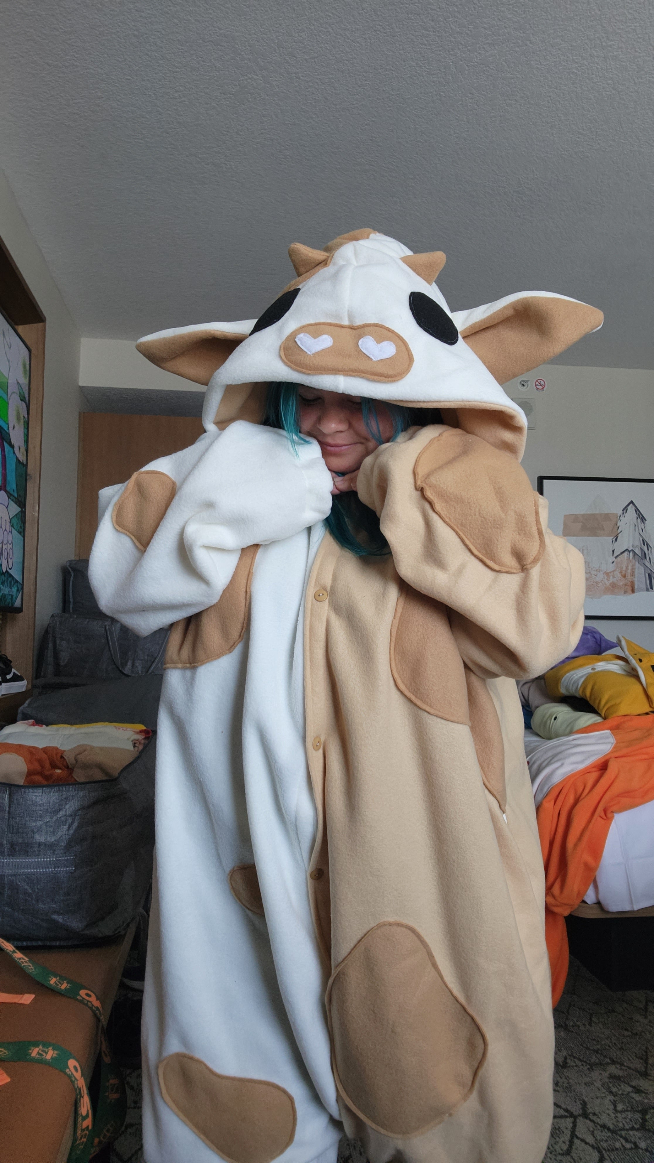 (MADE TO ORDER) Custom Cow Kigurumi/Onesie