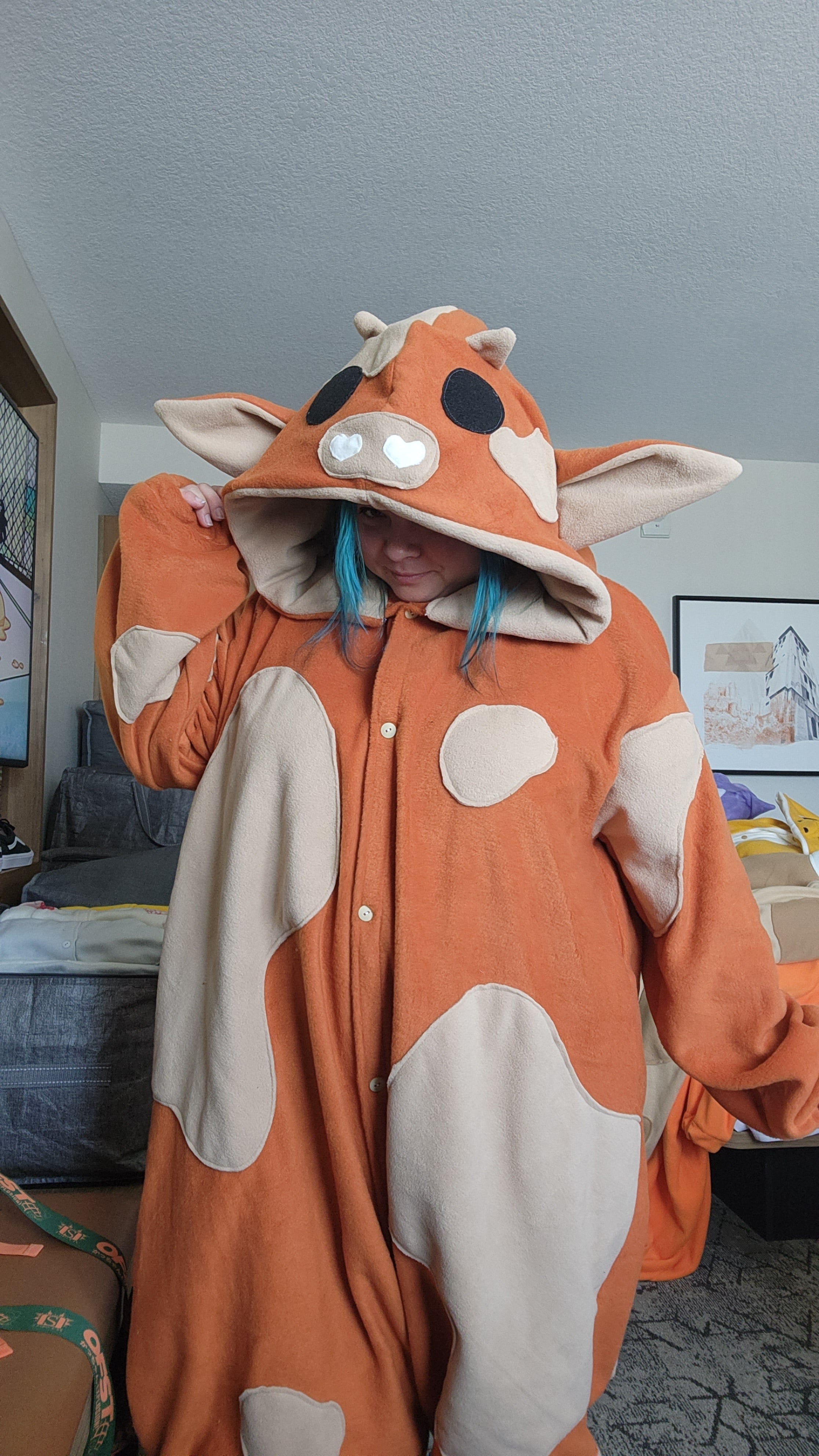 (MADE TO ORDER) Custom Cow Kigurumi/Onesie