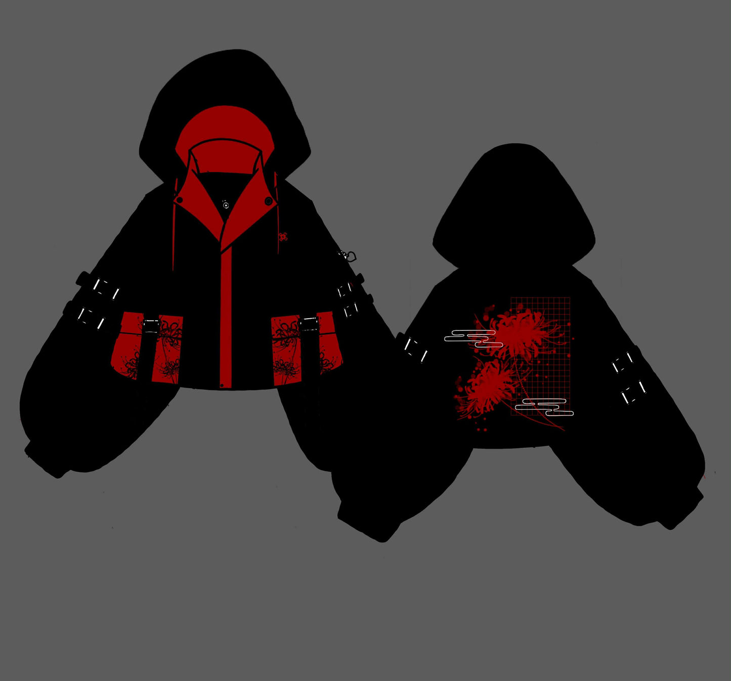 (PRE-ORDER) SpiderLily Oversized Mid Crop Tech