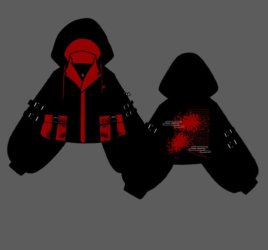 (PRE-ORDER) SpiderLily Oversized Mid Crop Tech