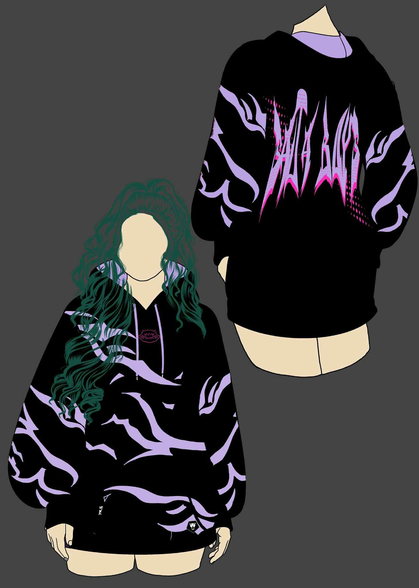 (STOCK DROP) Demon Boyz Oversized Hoodie