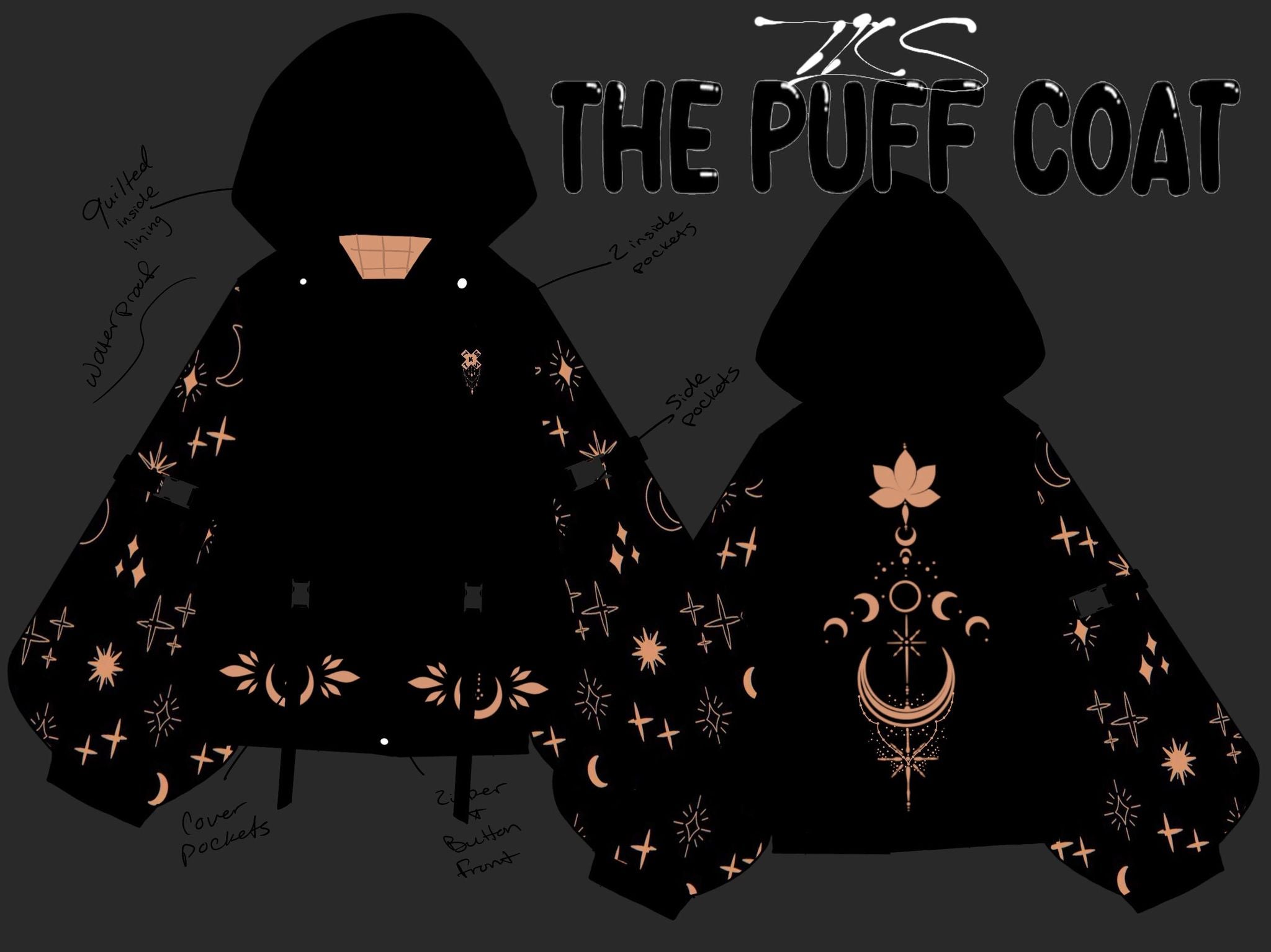 (PRE-ORDER) Celestial Goddess Puffer Tech Jacket