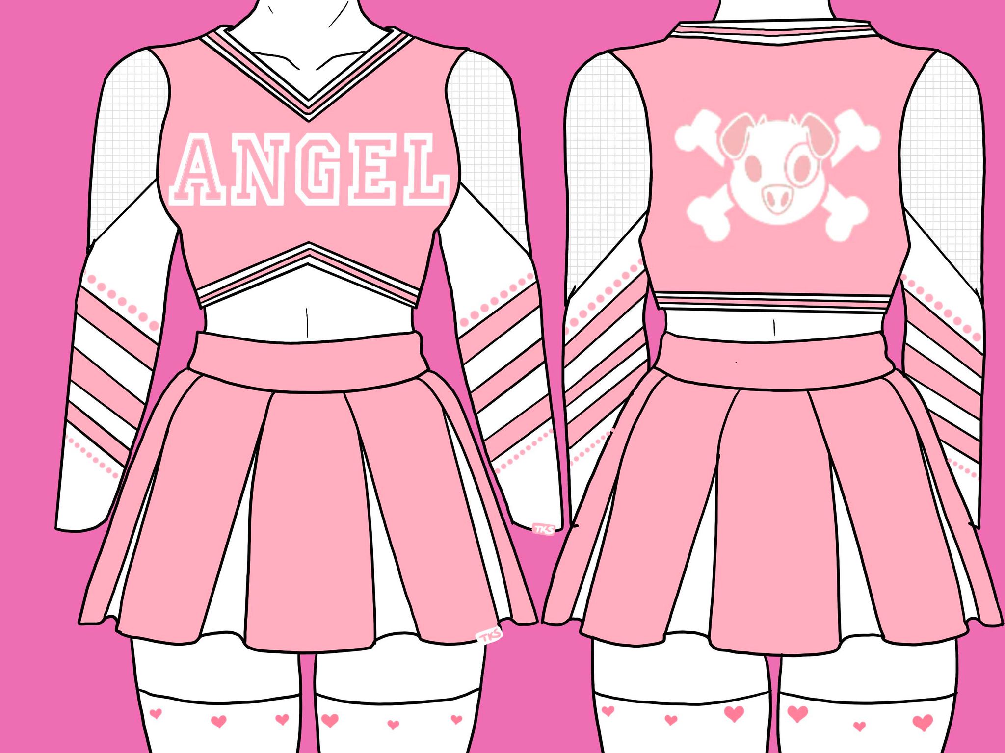 (PRE-ORDER) Angel Baby Cheer Fit Set