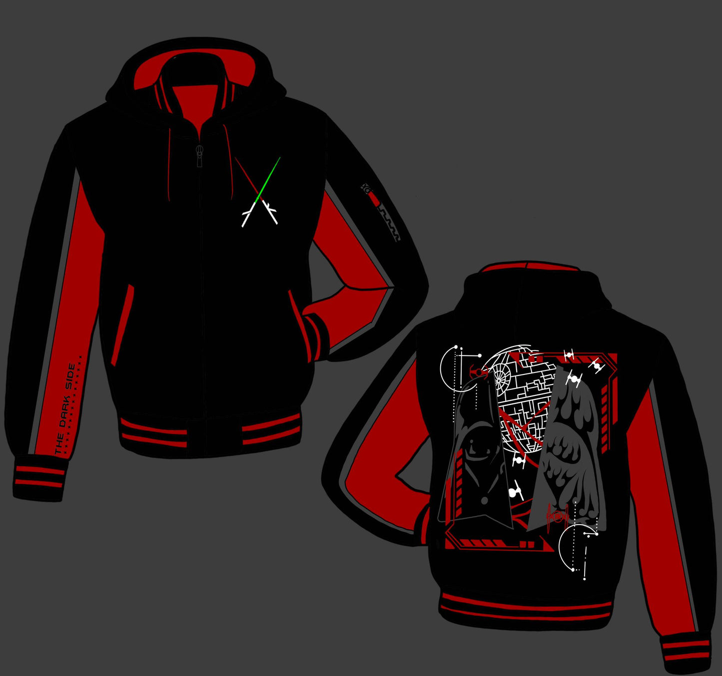 (READY TO SHIP) The Dark Side Varsity