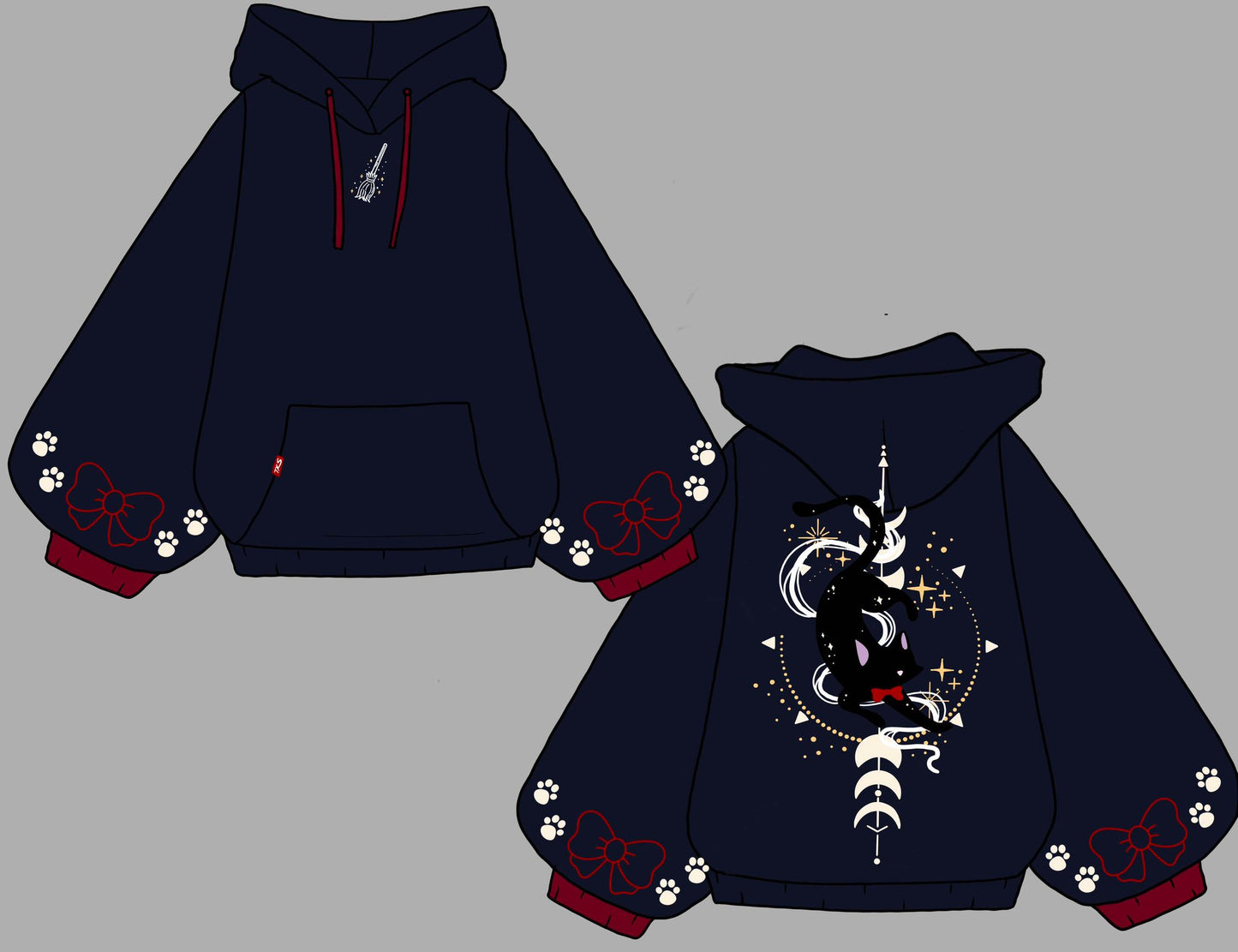 (PRE-ORDER) Delivery Witch Oversized Hoodie