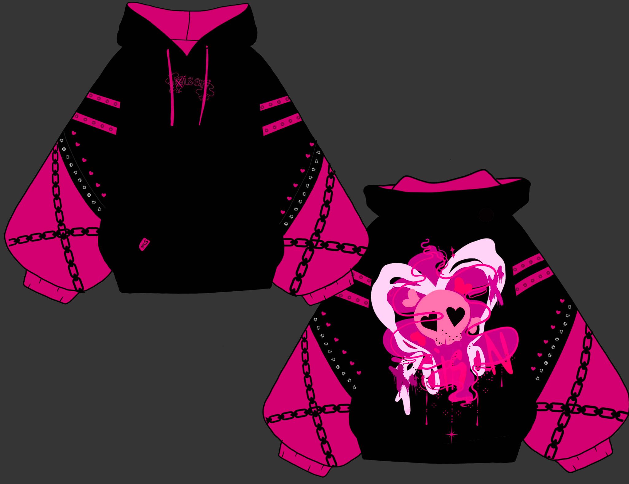 (PRE-ORDER) Feed Me Poison Oversized Hoodie