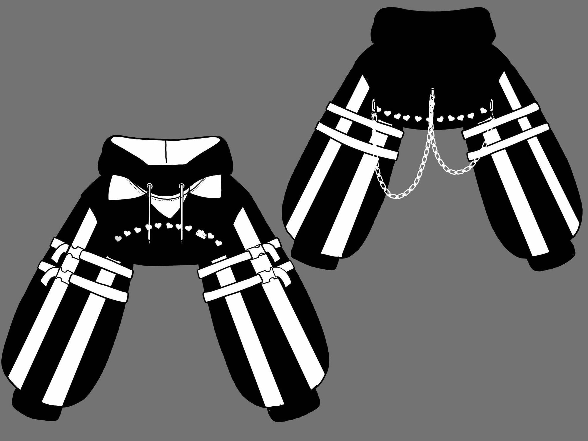 (PRE-ORDER) Classic Contrast Clown Shruggie