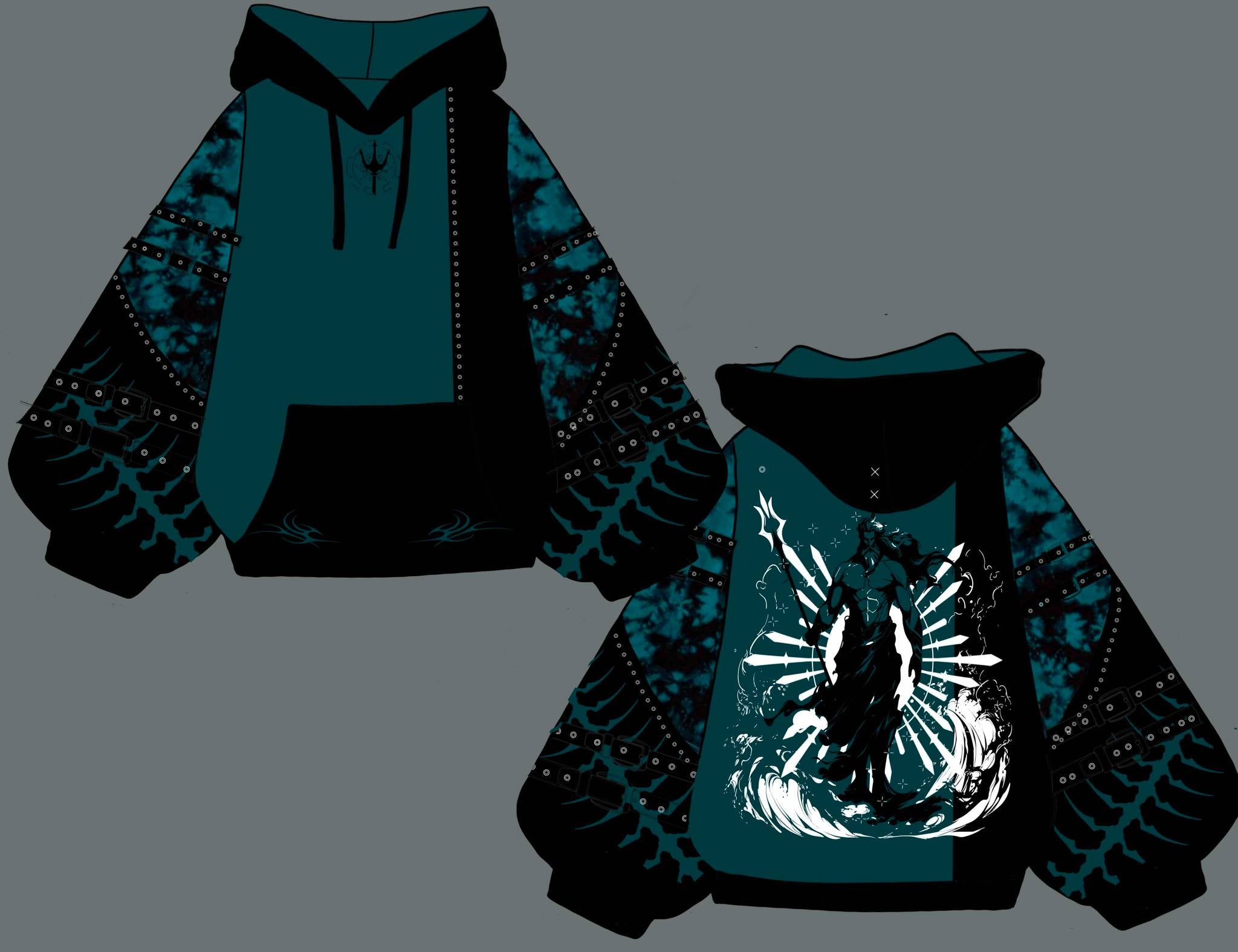 (PRE-ORDER) Poseidon Oversized Hoodie