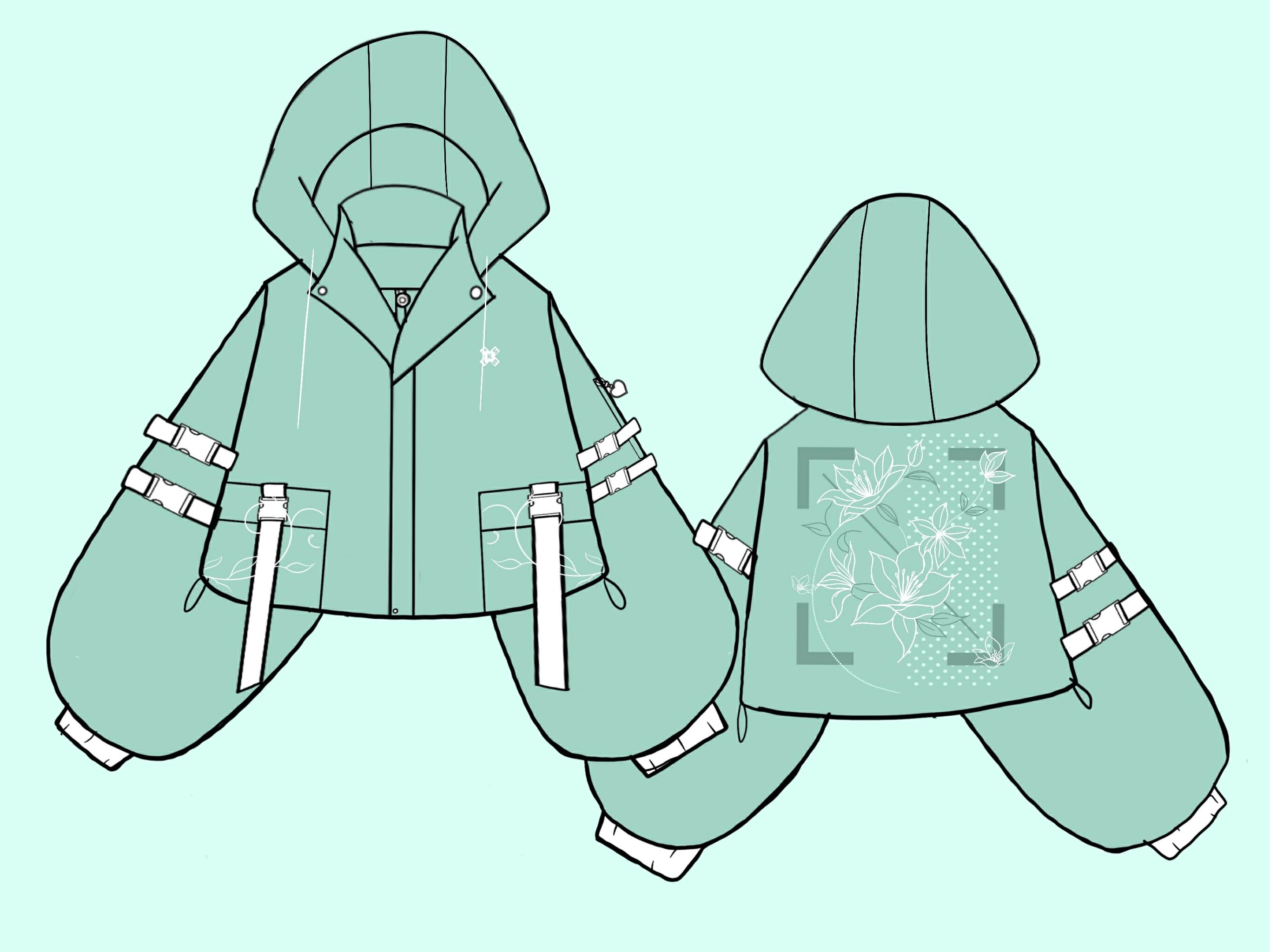 (PRE-ORDER) Lily Oversized Mid Crop Tech