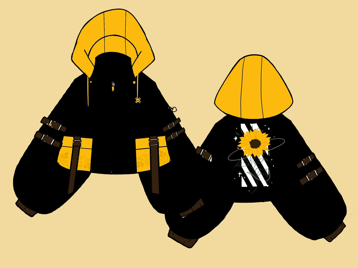 (PRE-ORDER) Sunflower Oversized Mid Crop Tech