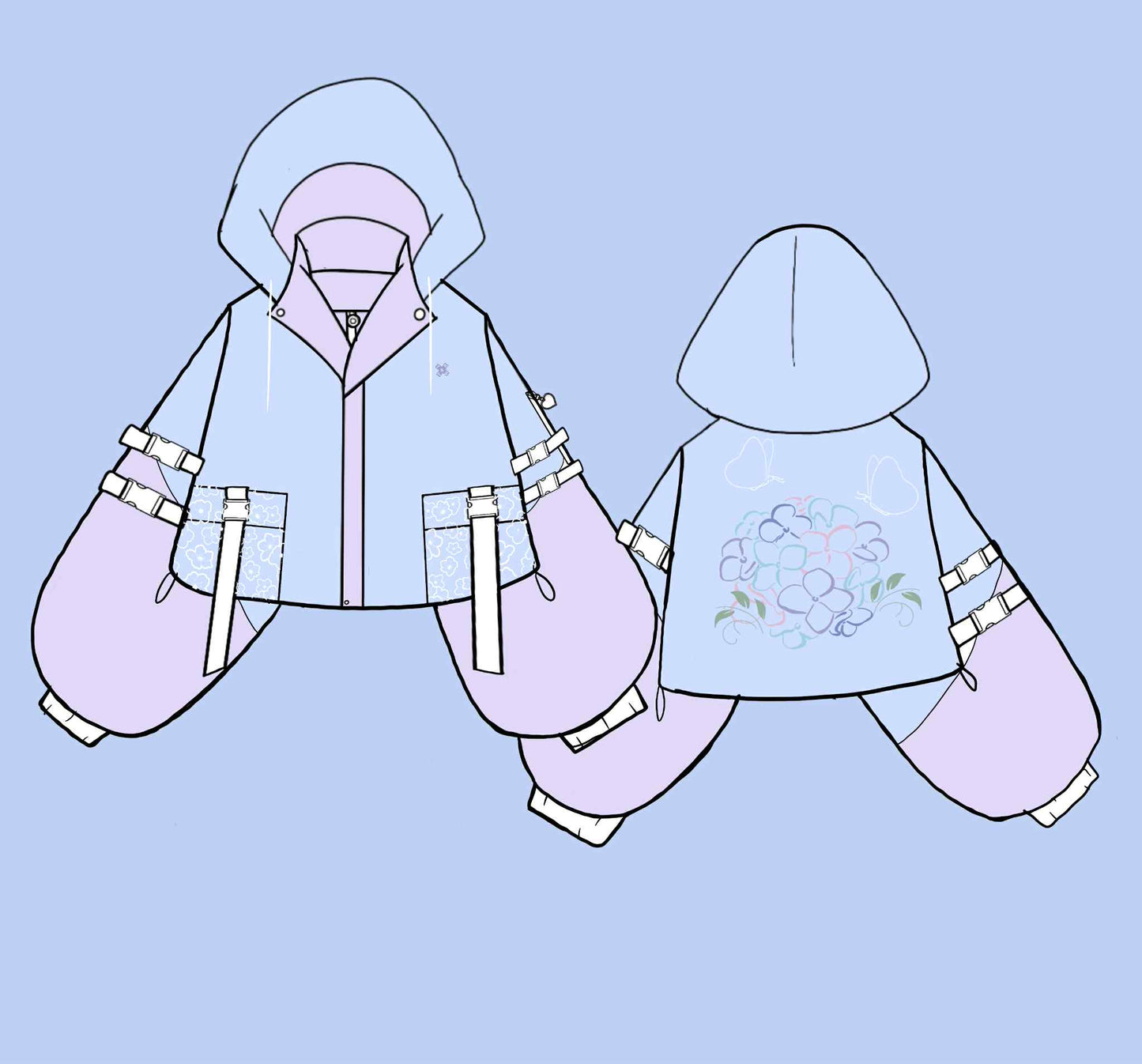 (PRE-ORDER) Hydrangea Oversized Mid Crop Tech