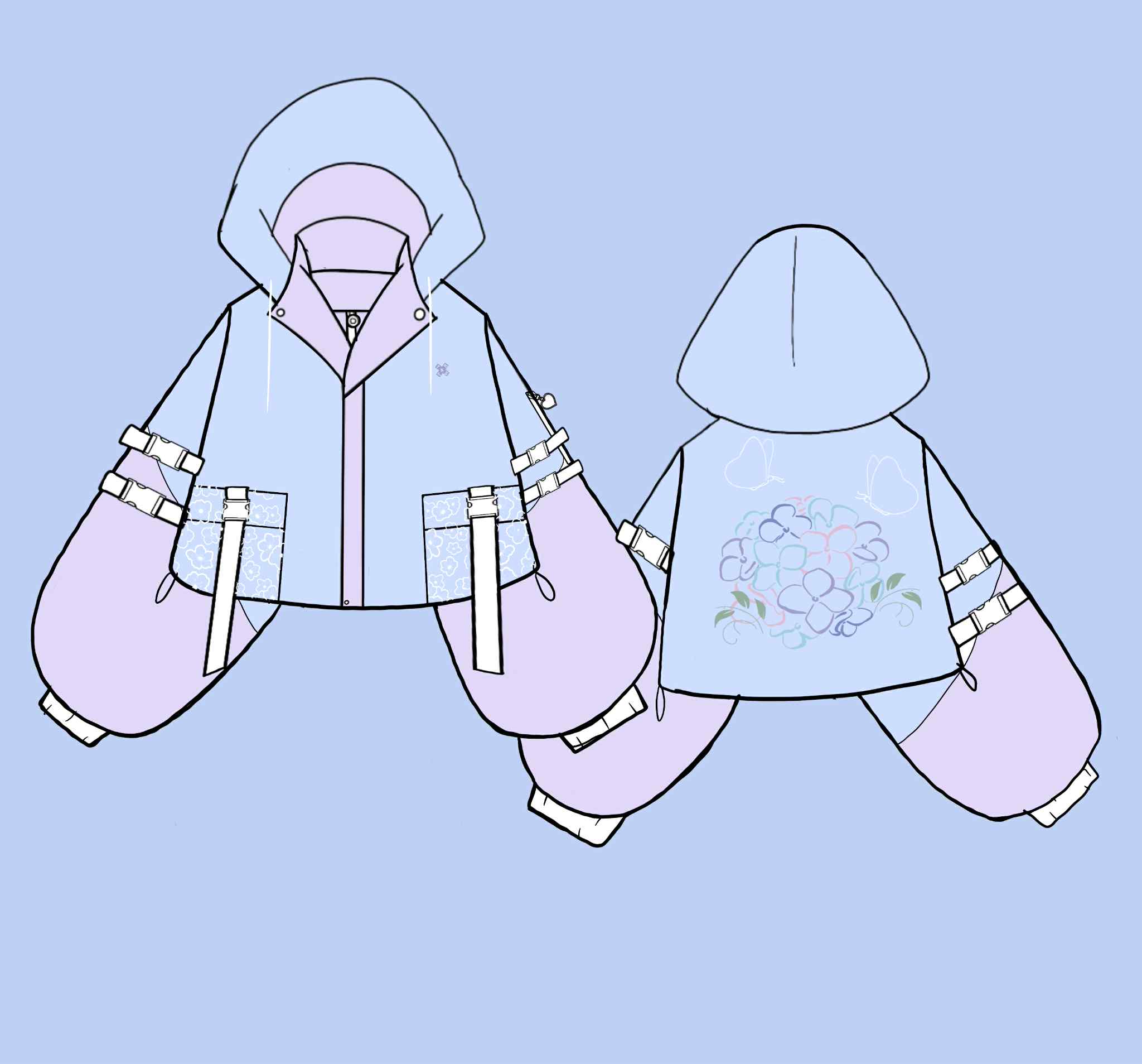 (PRE-ORDER) Hydrangea Oversized Mid Crop Tech