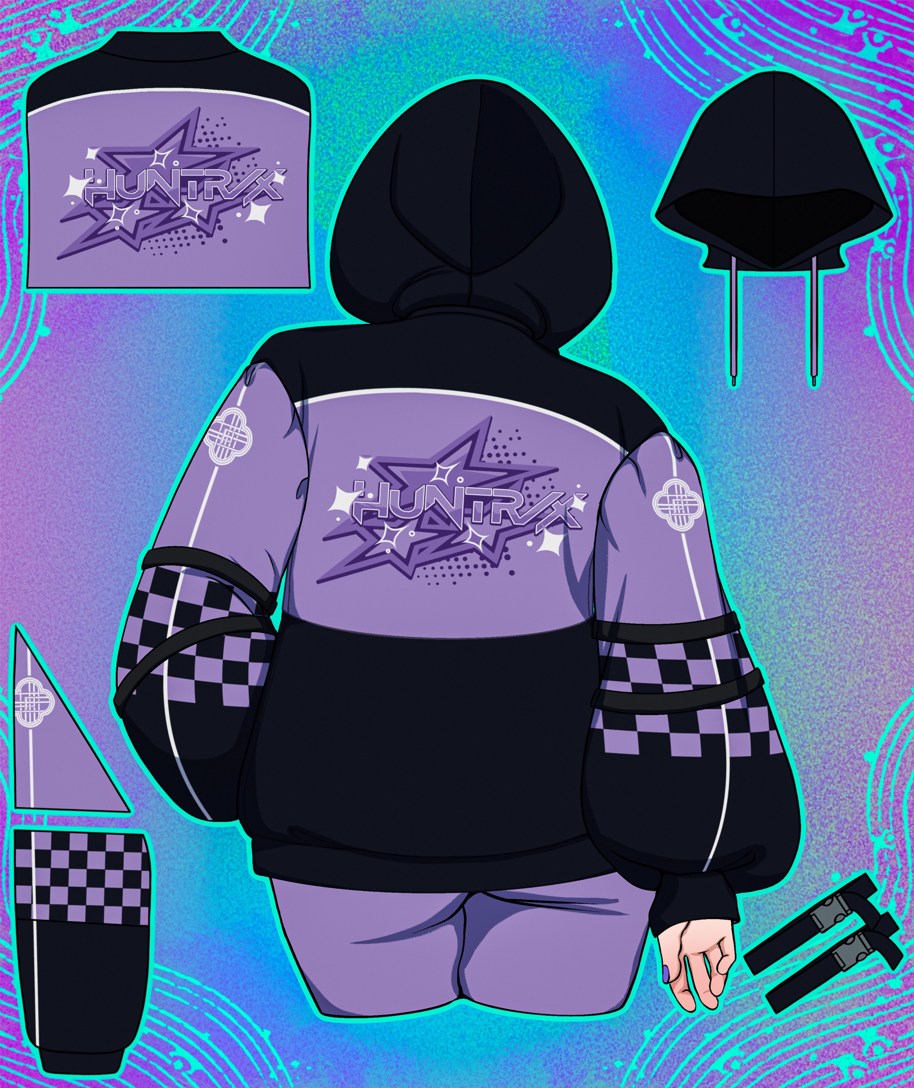(READY TO SHIP) Team Hunter Racer Jacket