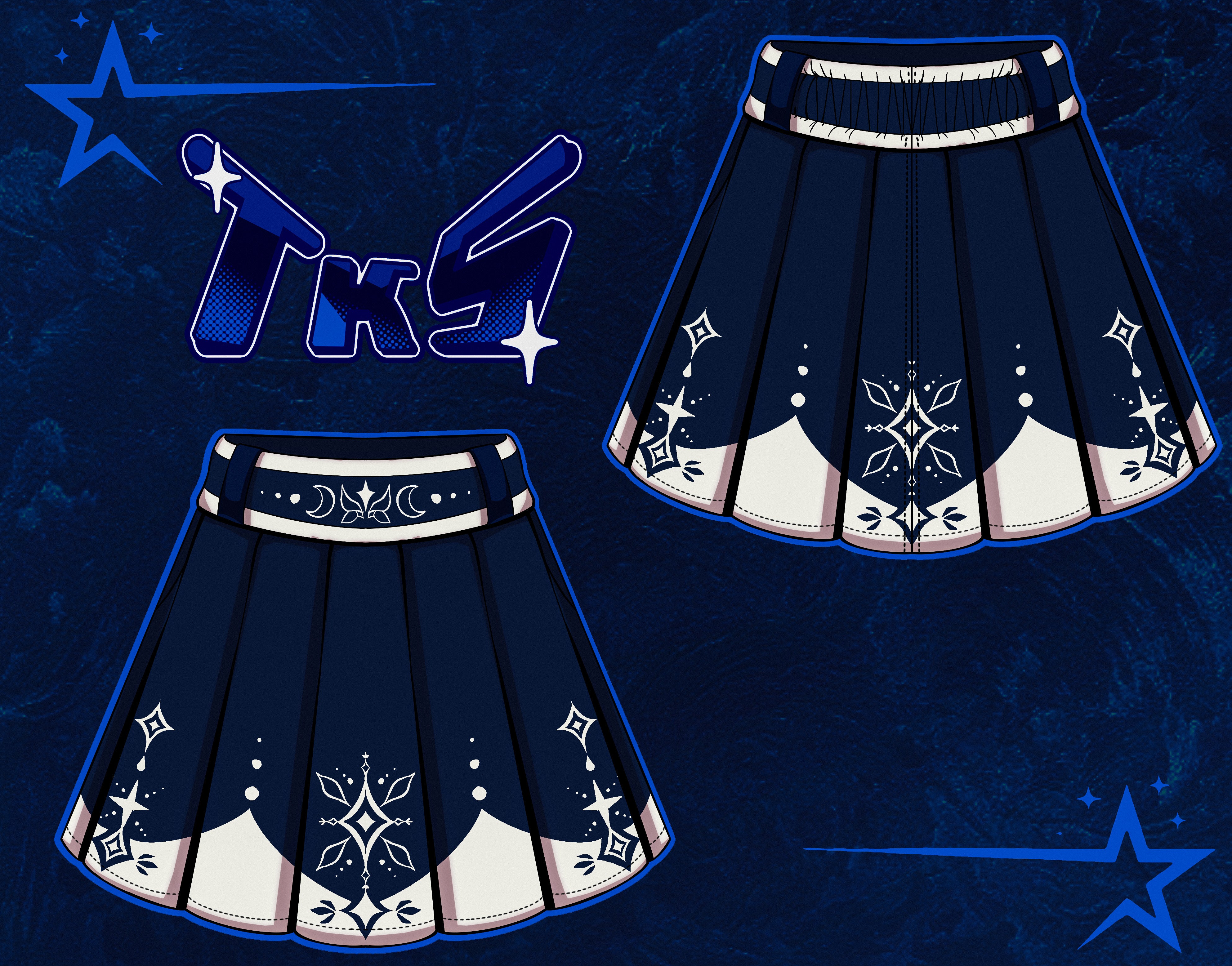 (PRE-ORDER) Celestial Goddess Pocket Skirt