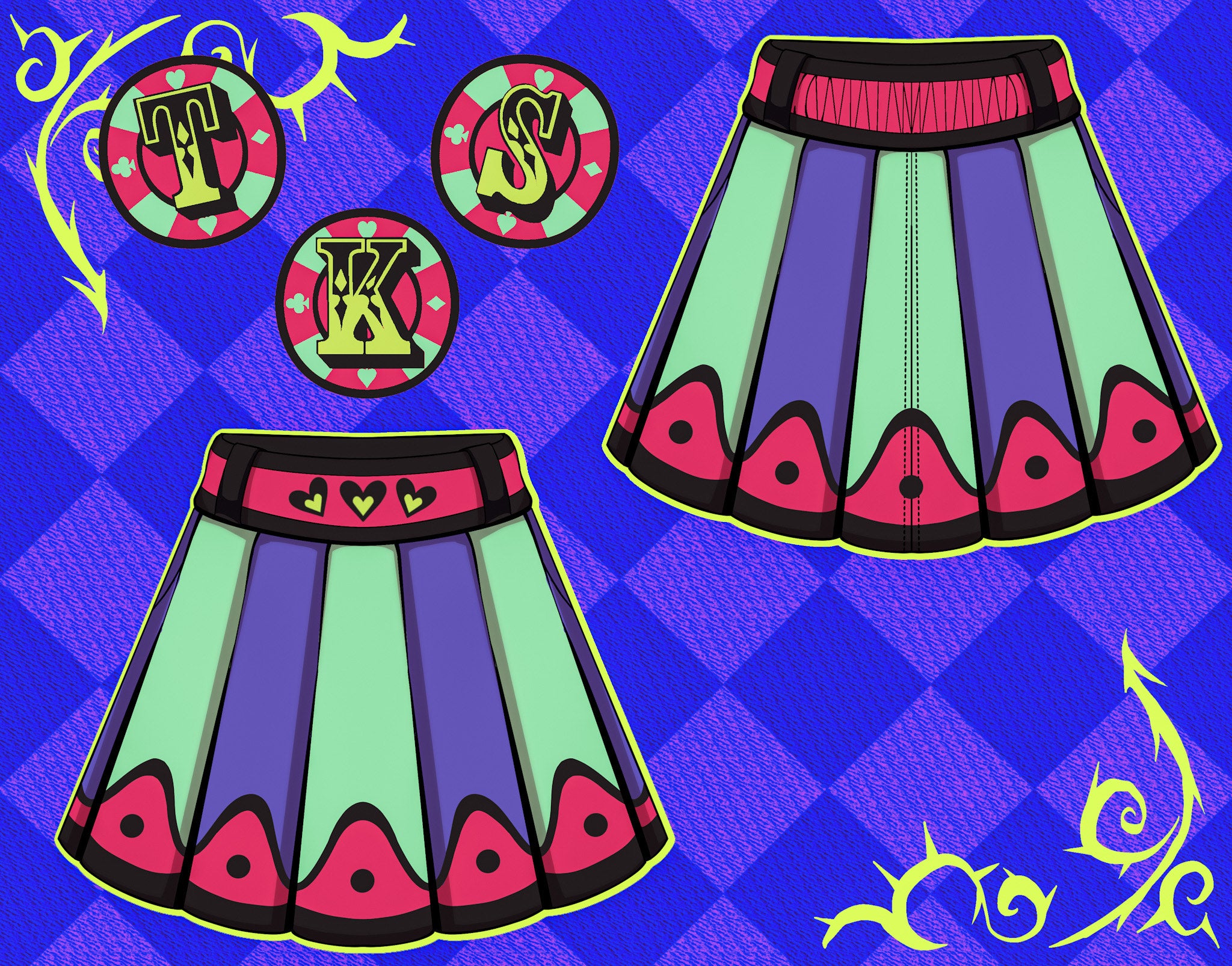 (PRE-ORDER) The Clown Pocket Skirt