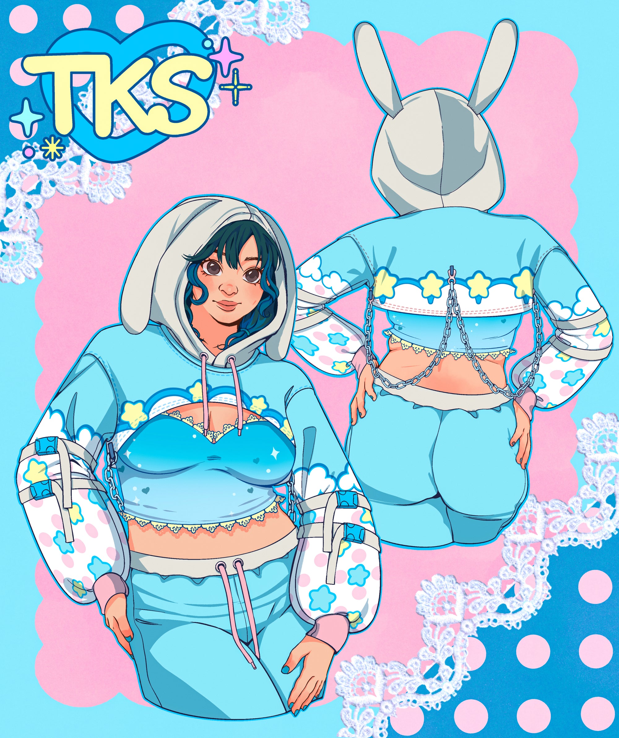 (PRE-ORDER) Bunny Roll Shruggie