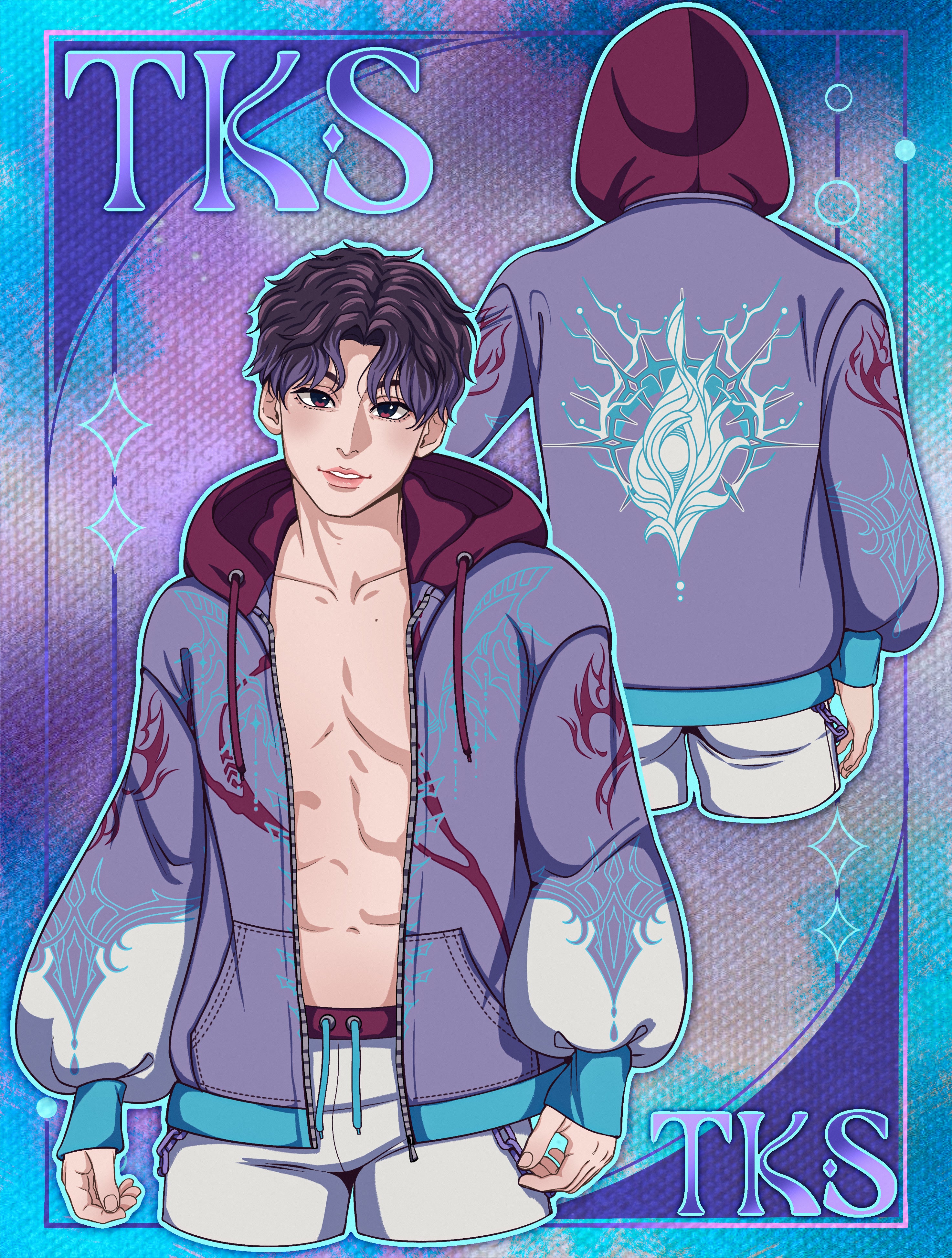 (PRE-ORDER) Rafayel Oversized Zip Hoodie