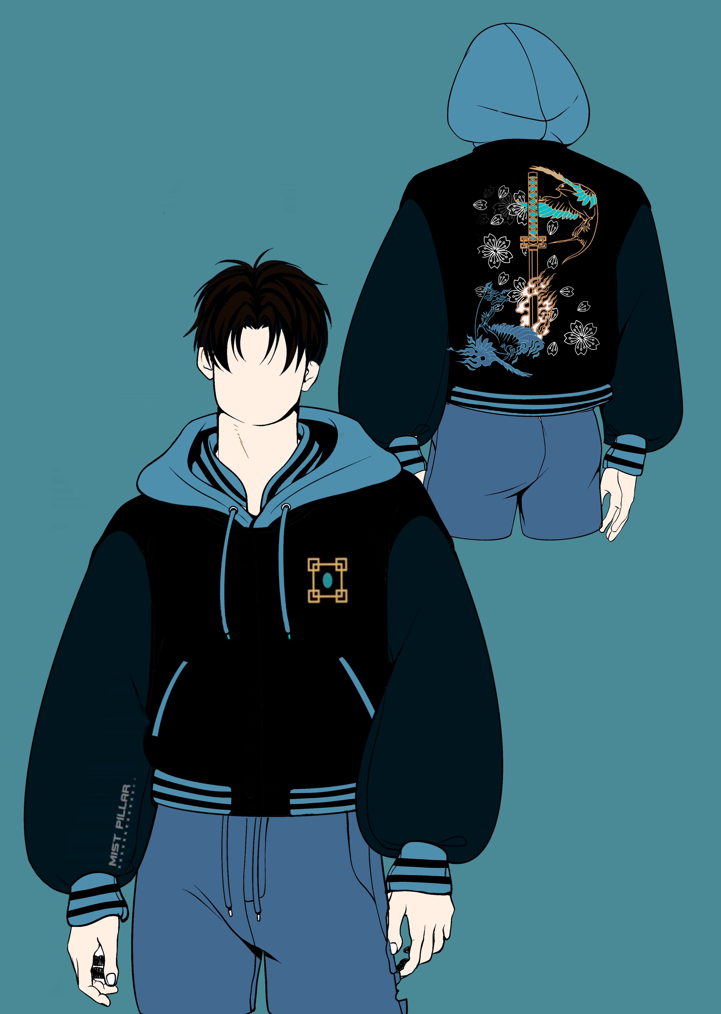 (PRE-ORDER) The Mist Pillar Oversized Varsity
