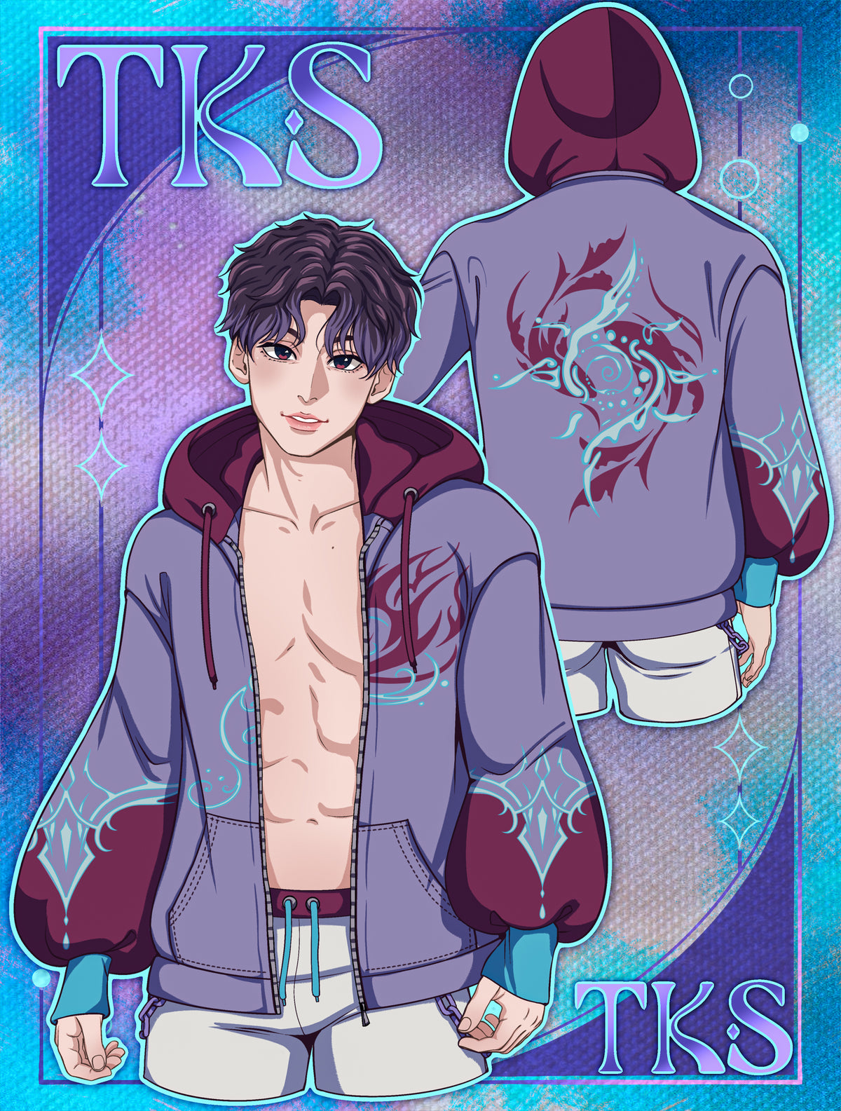 Rafayel Oversized Zip Hoodie