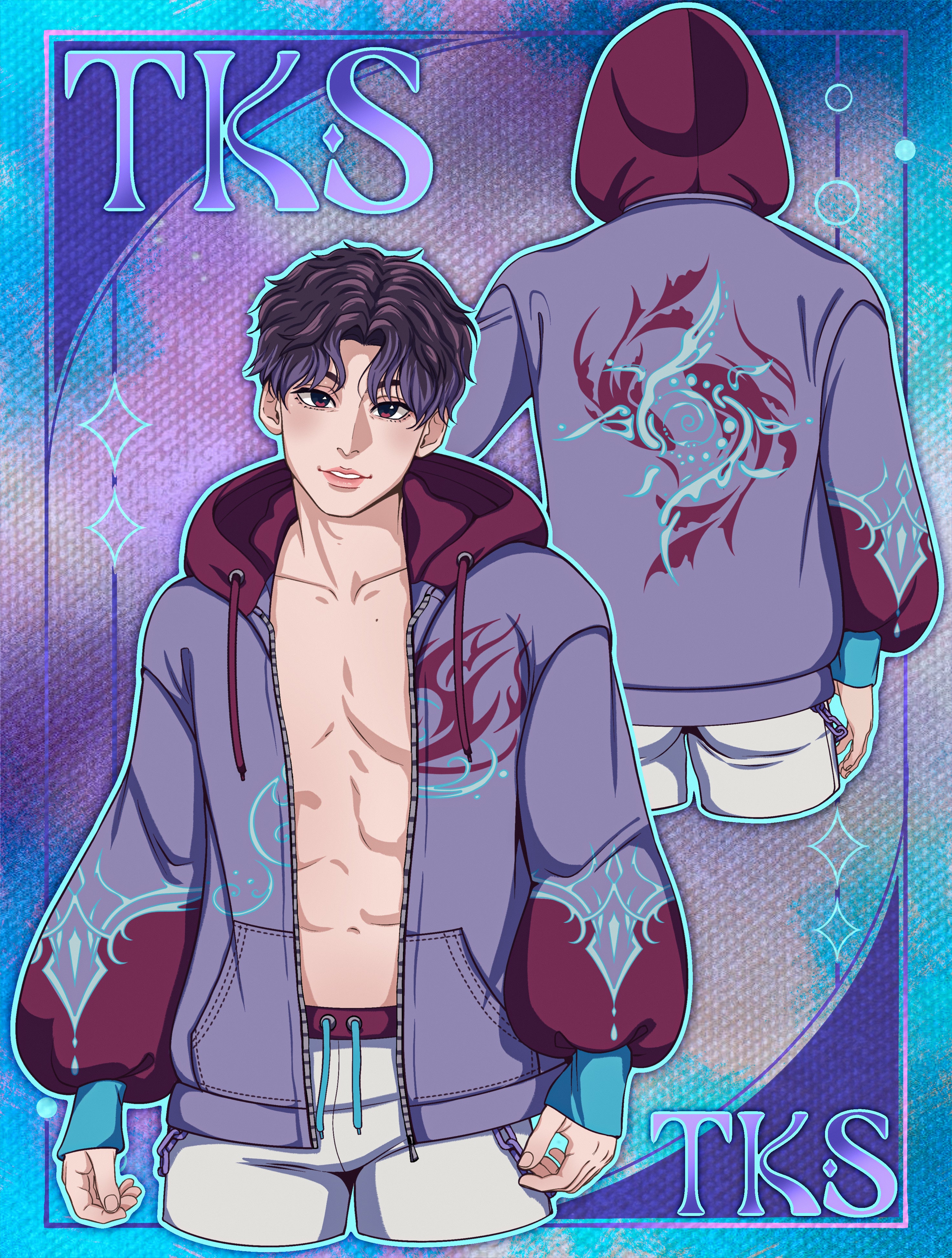 Rafayel Oversized Zip Hoodie