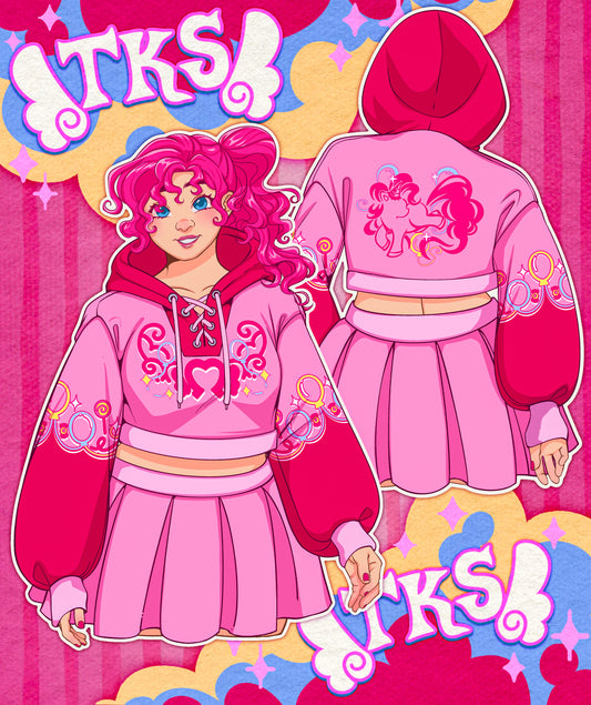(LIMTED STOCK DROP PRE-ORDER) Pinkie Oversized Hoodie