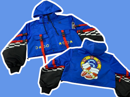(READY TO SHIP) Gotta Go Fast Mid Crop Techwear