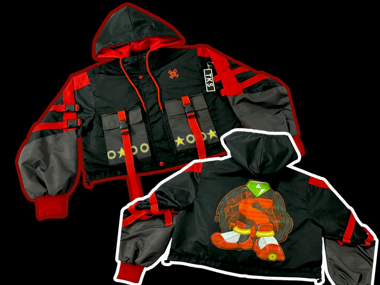 (PRE-ORDER) Not Fast Enough Mid Crop Techwear