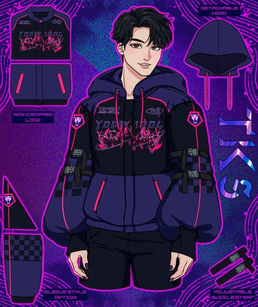 (LIMITED STOCK - IN PRODUCTION) Team Demon Racer Jacket