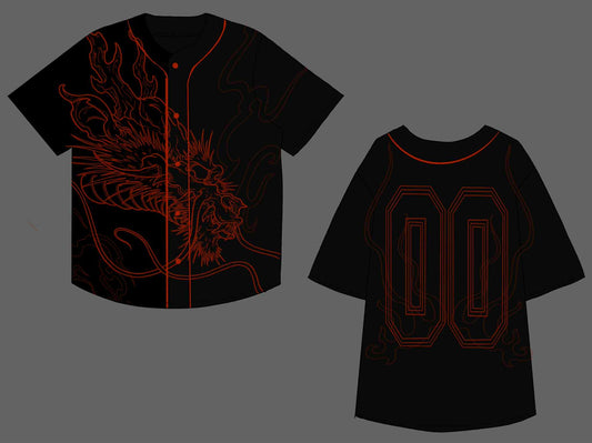 (READY TO SHIP) Dragon Baseball Jersey