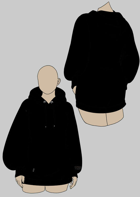 (STOCK DROP) Onyx Oversized Hoodie