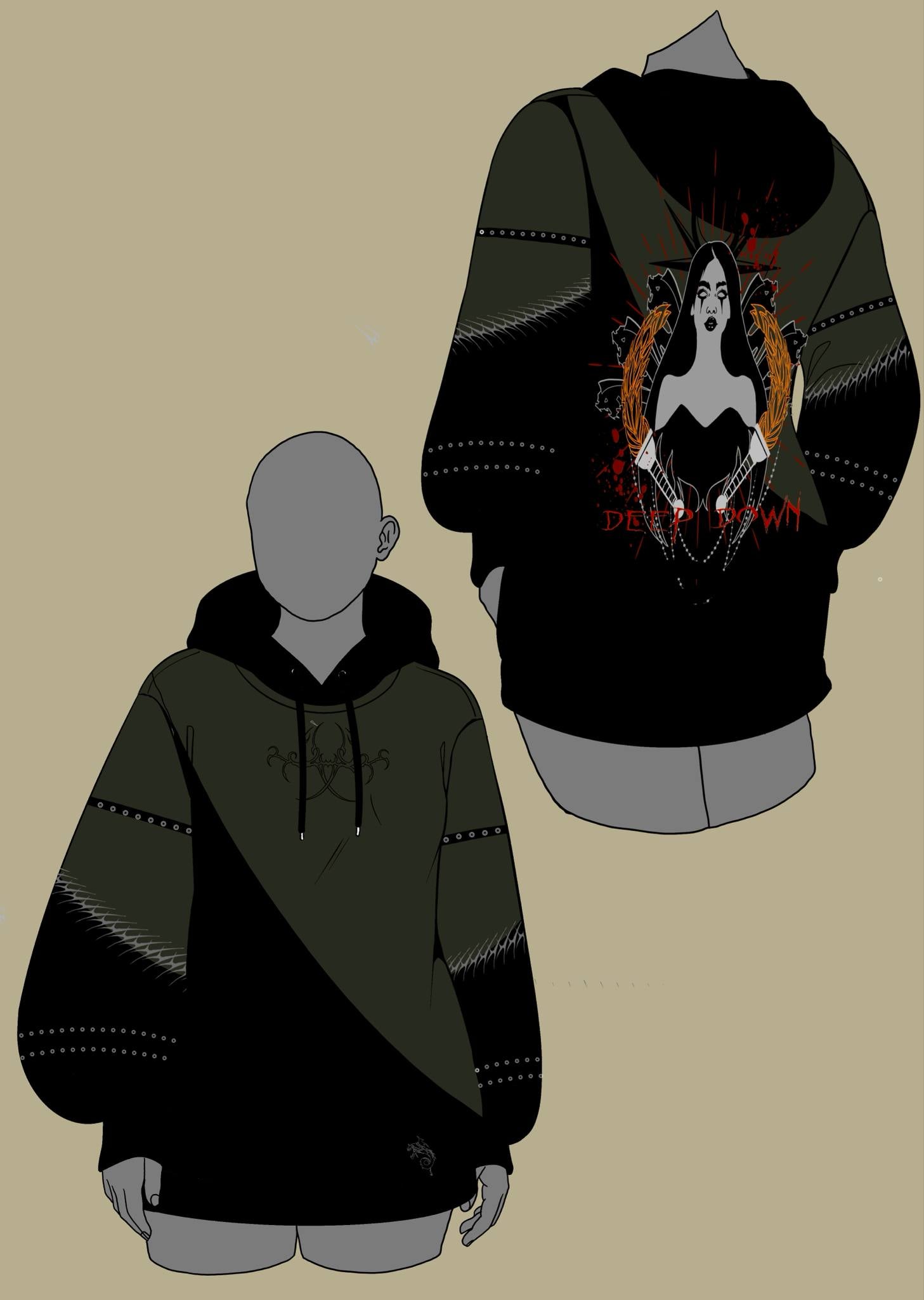 (PRE-ORDER) Scylla Oversized Hoodie