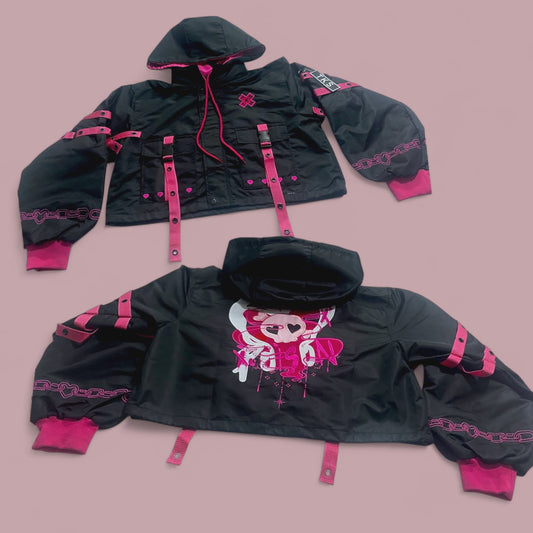 (READY TO SHIP) Poison Oversized Mid Crop Tech