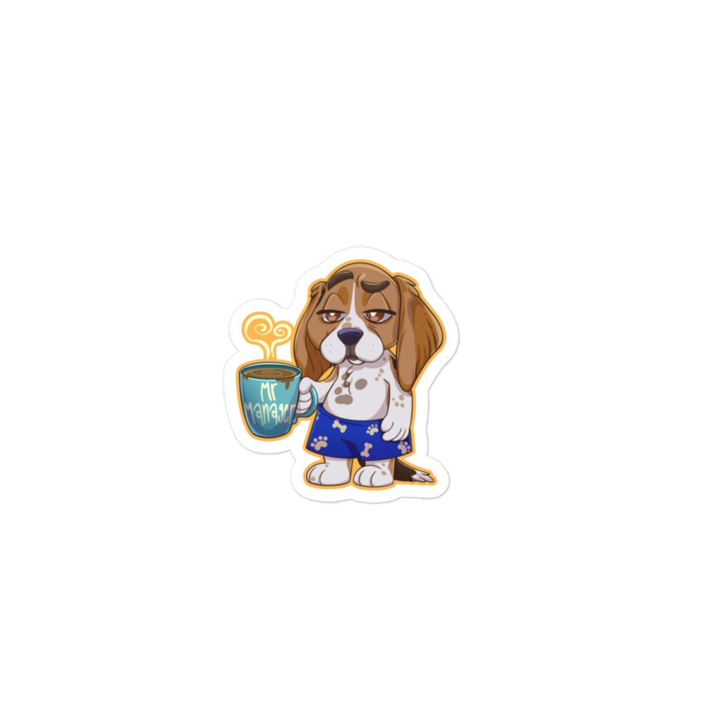 Mr. Manger Morning Sticker