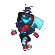 TV Demon Sticker