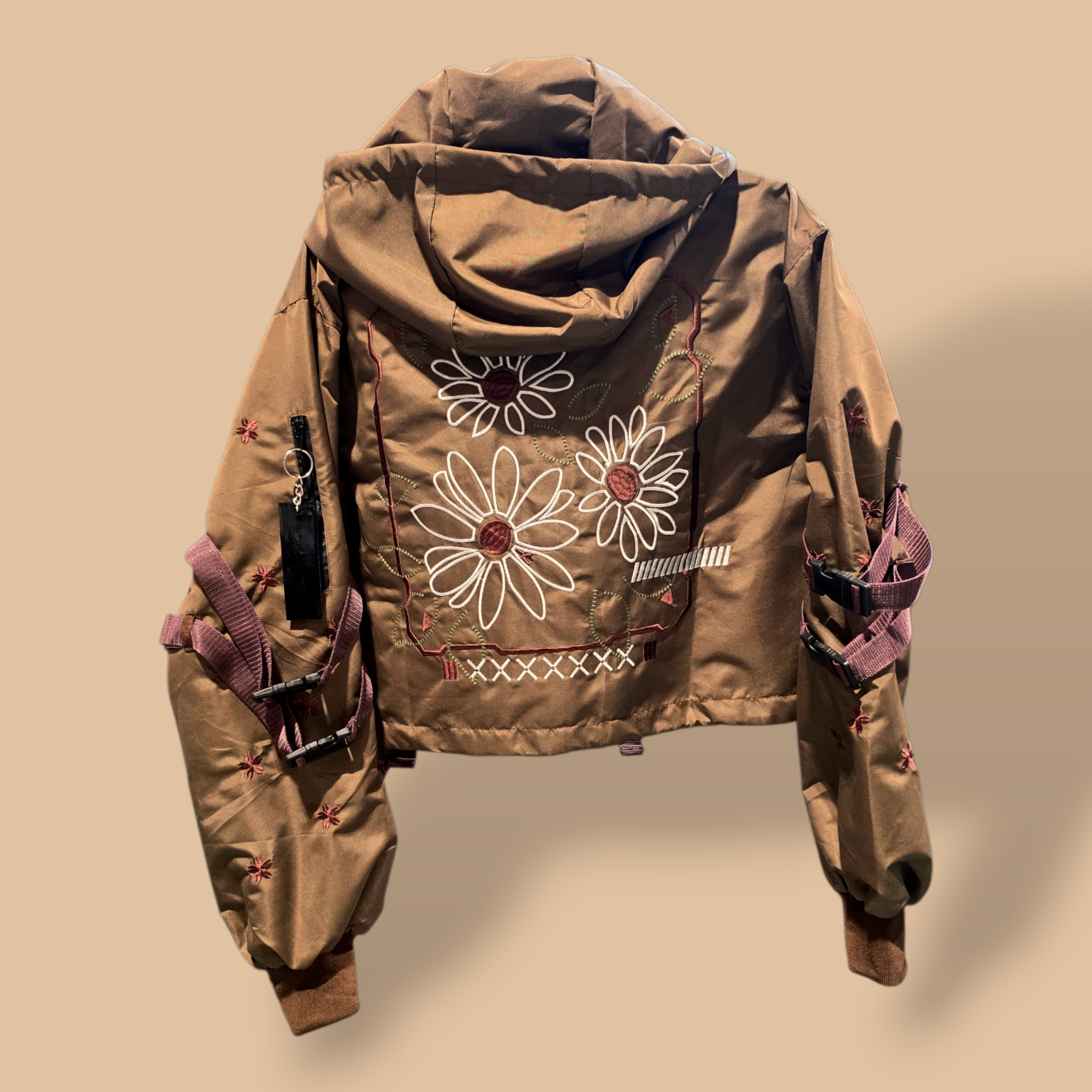 (READY TO SHIP) Daisy Oversized Mid Crop Tech