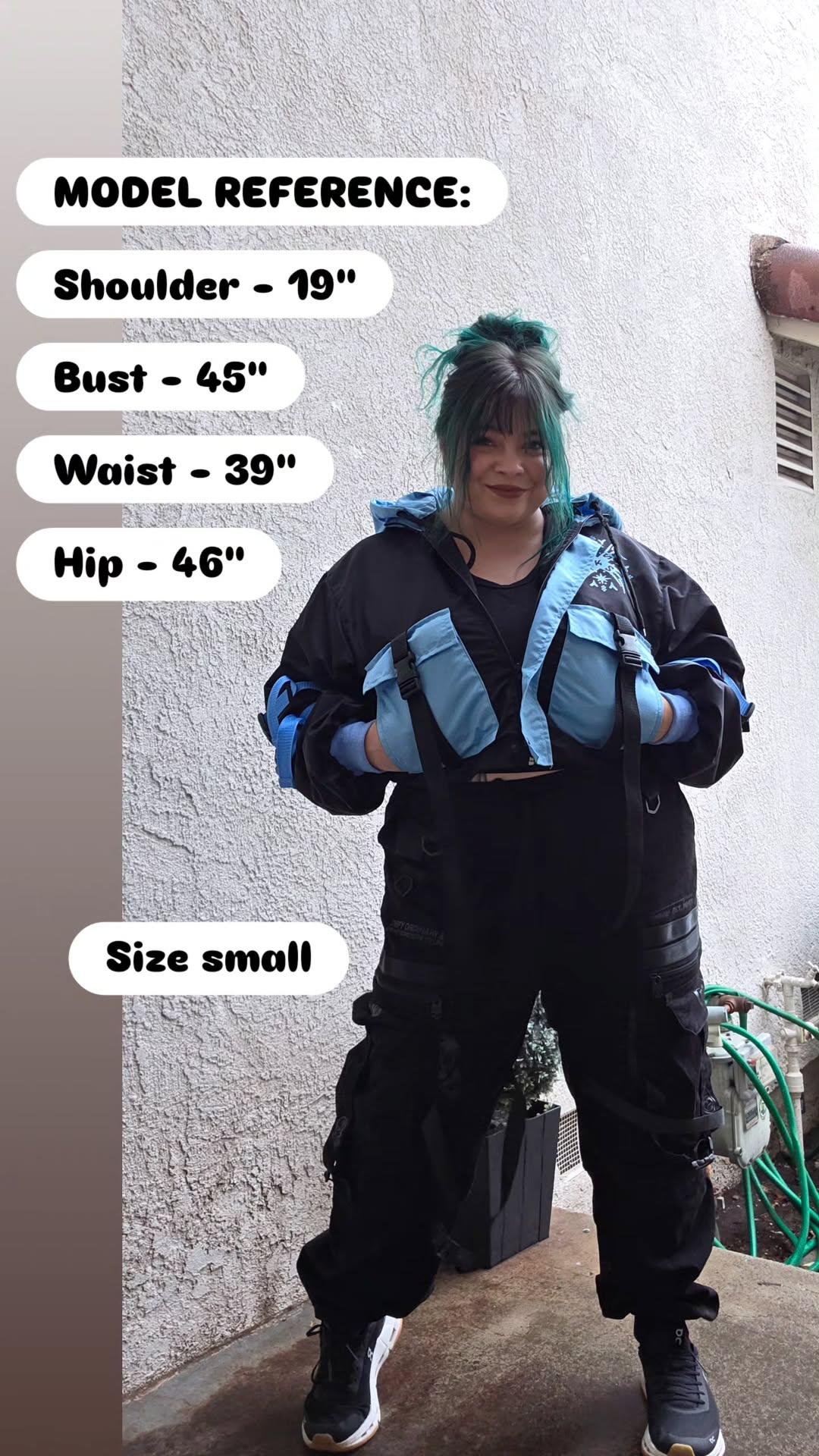 (STOCK DROP) Your Idol Oversized Crop Techwear