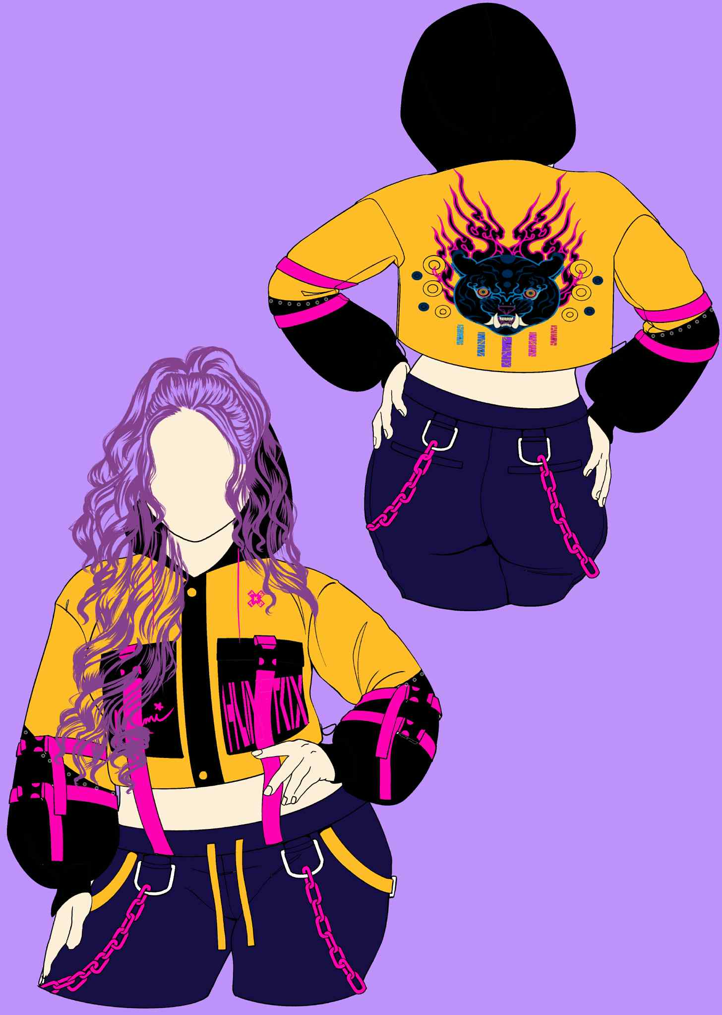 (PRE-ORDER) Rumi Oversized Crop Techwear