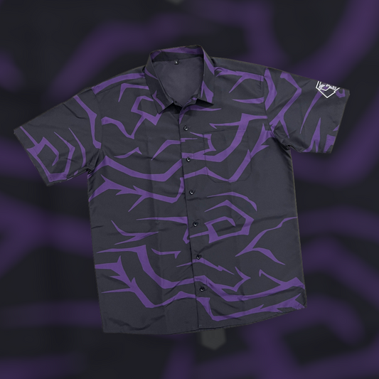 (STOCK DROP) Dark Demon Marks Button Up