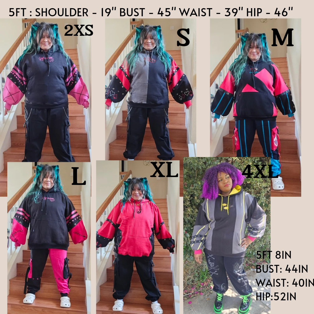 (PRE-ORDER) Wolf Princess Oversized Hoodie