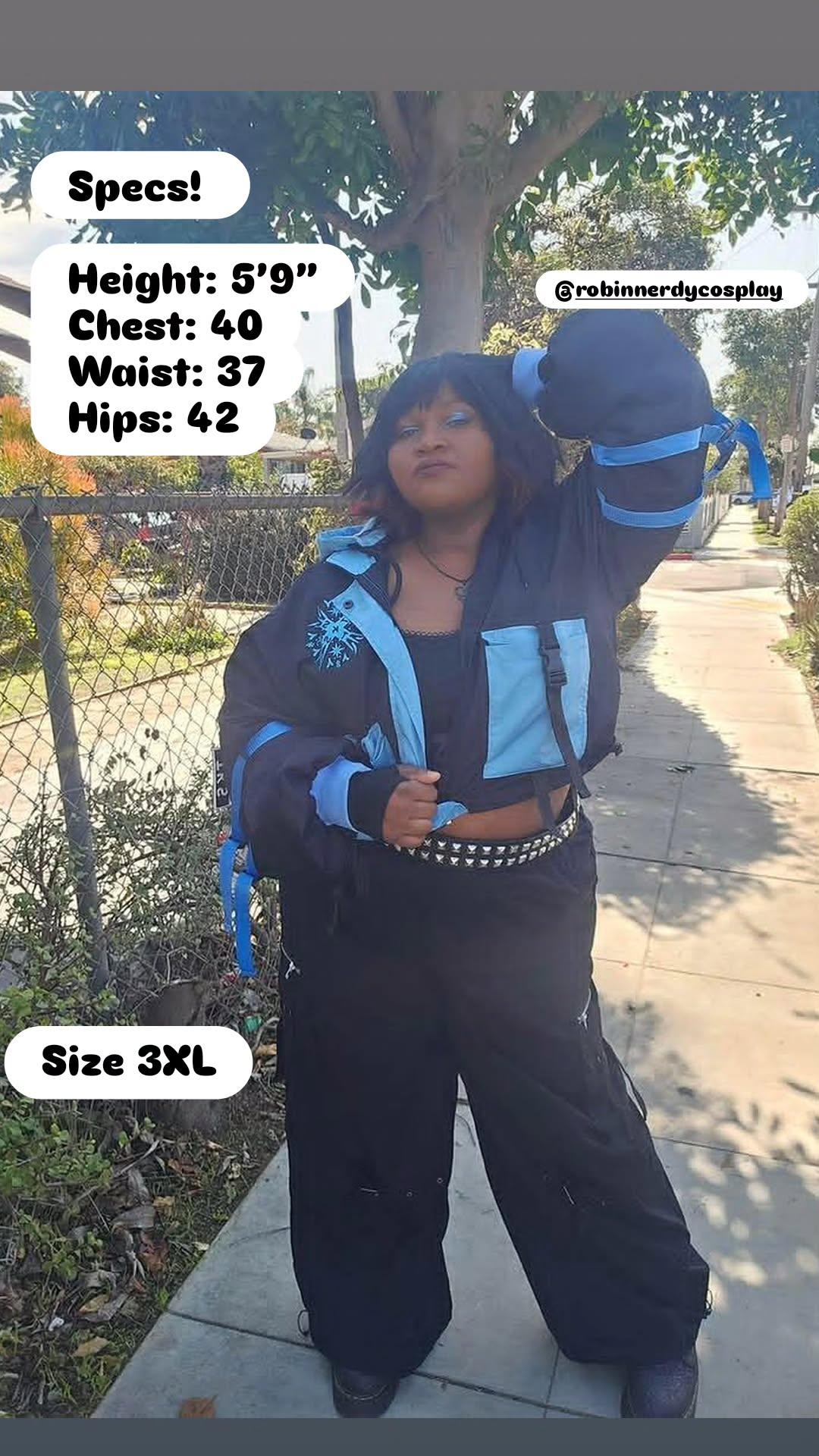 (STOCK DROP) Your Idol Oversized Crop Techwear