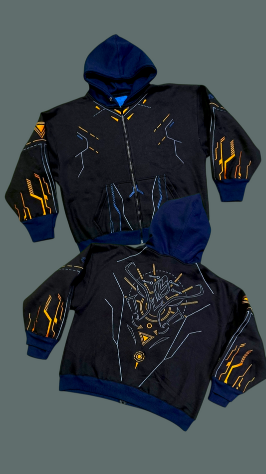 (PRE-ORDER) Caleb Oversized Zip Hoodie