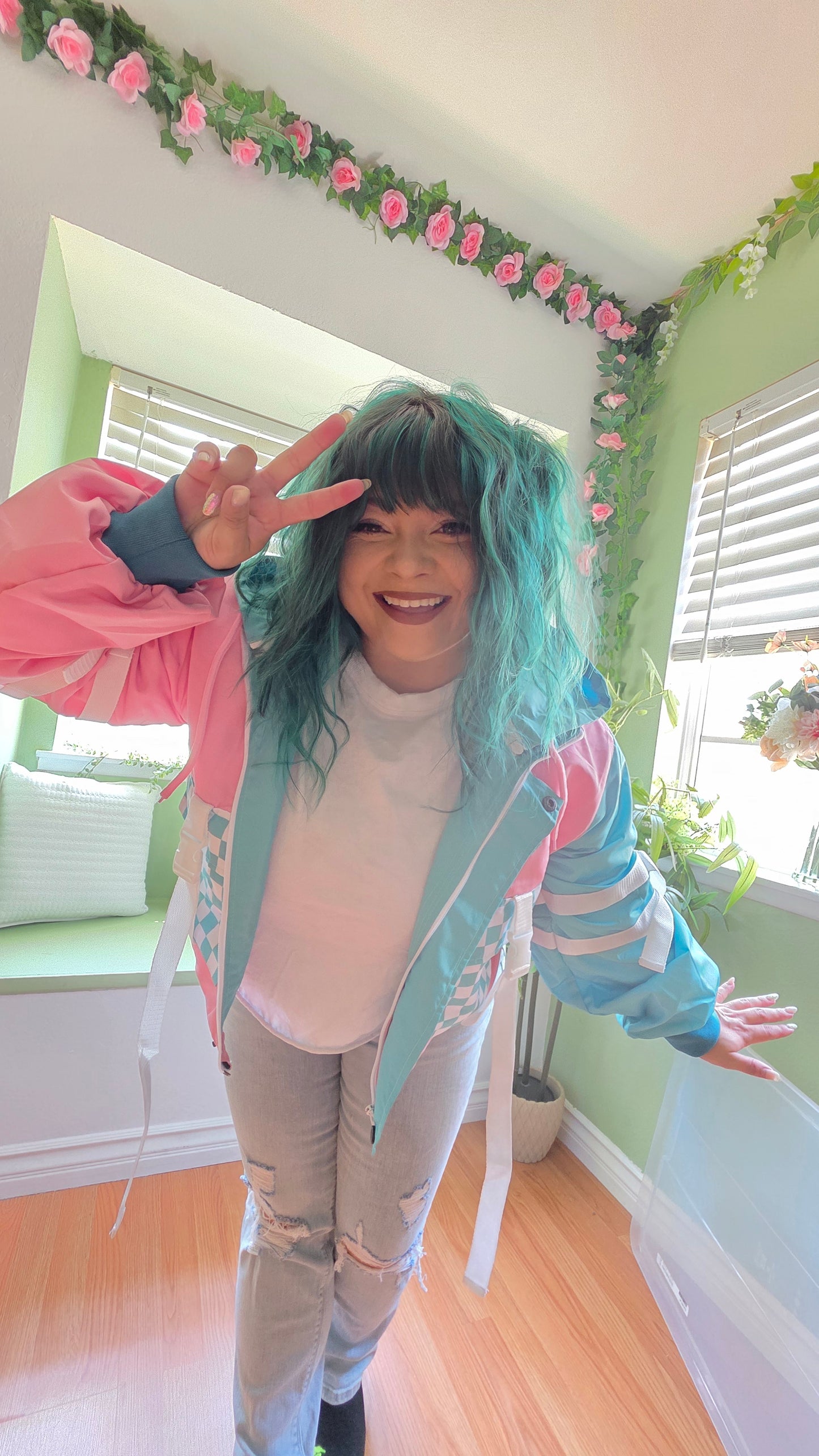 (STOCK DROP PRE-ORDER) Soda Pop Oversized Crop Techwear
