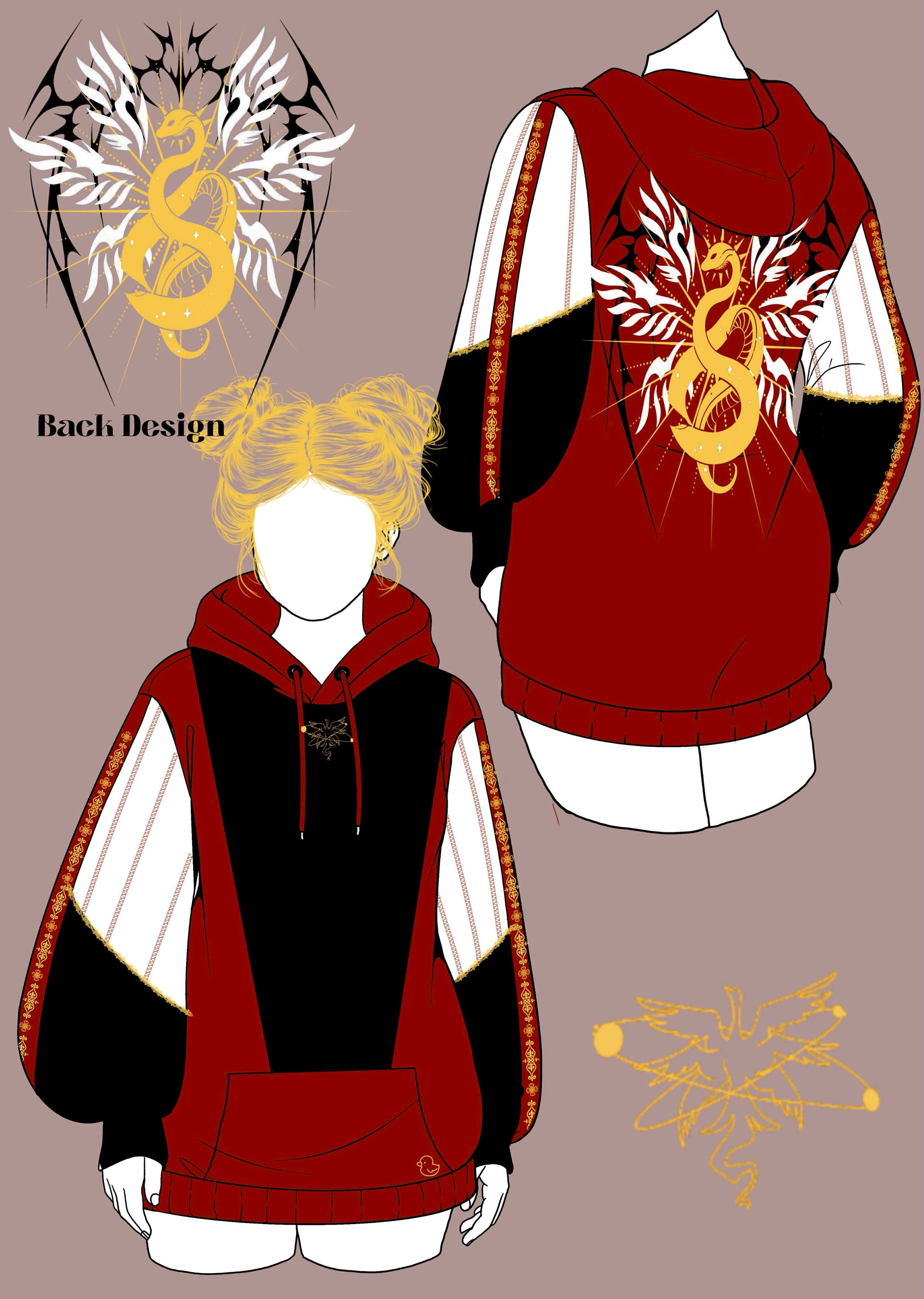 (STOCK DROP) The Serpent Oversized Hoodie