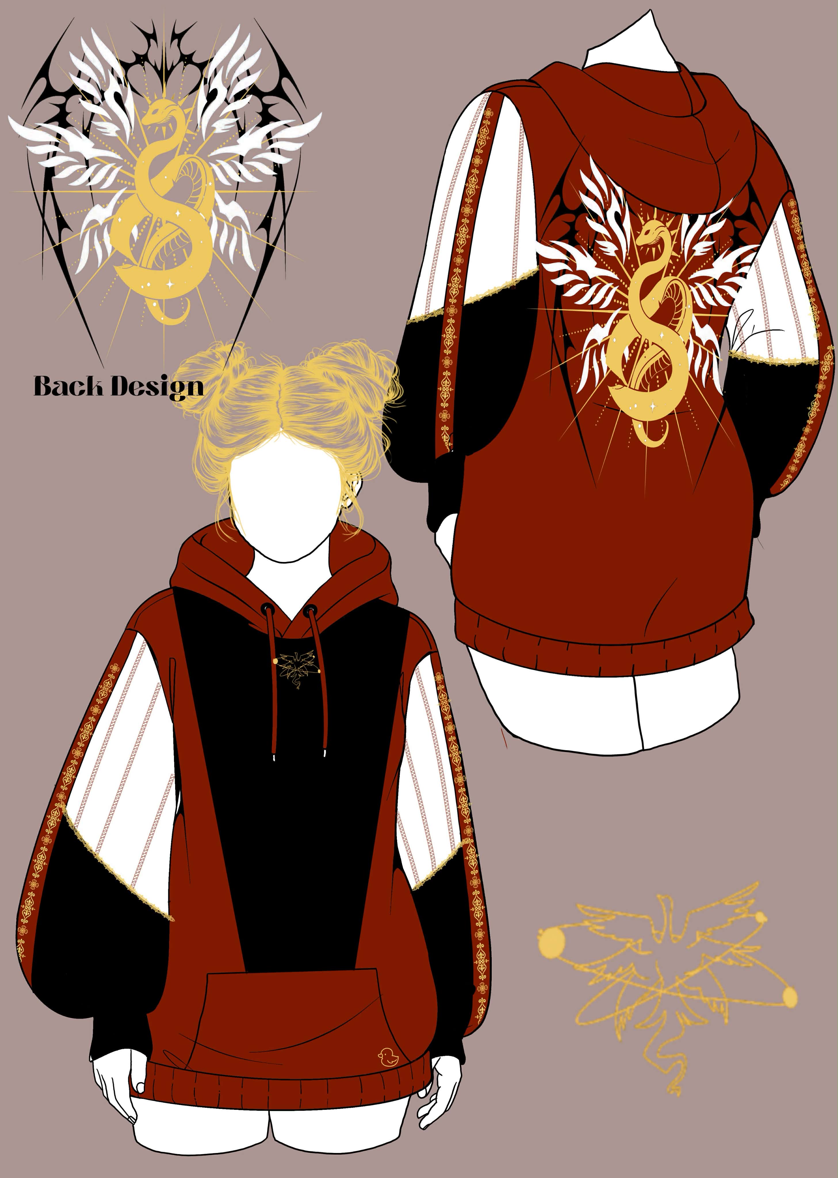 (STOCK DROP) The Serpent Oversized Hoodie