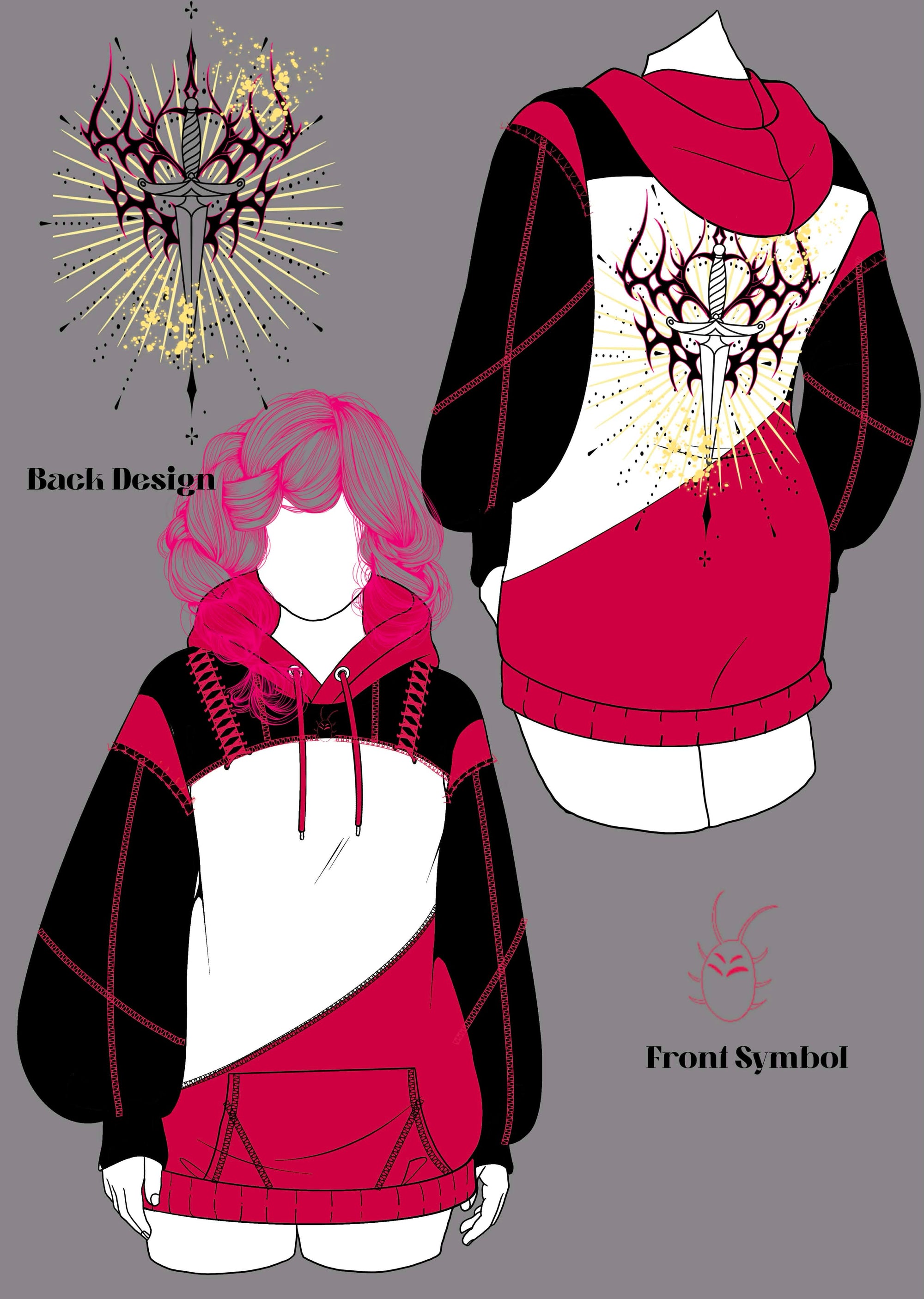 (STOCK DROP) Roach Queen Oversized Hoodie