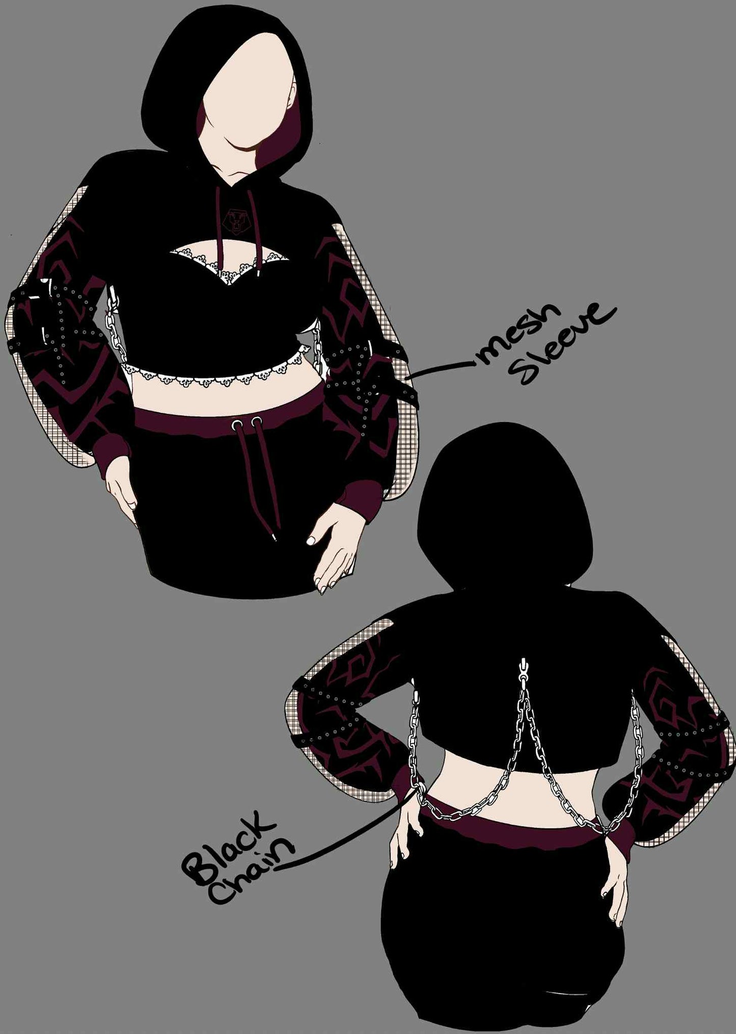 (STOCK DROP) Idol Alt Mesh Shruggie